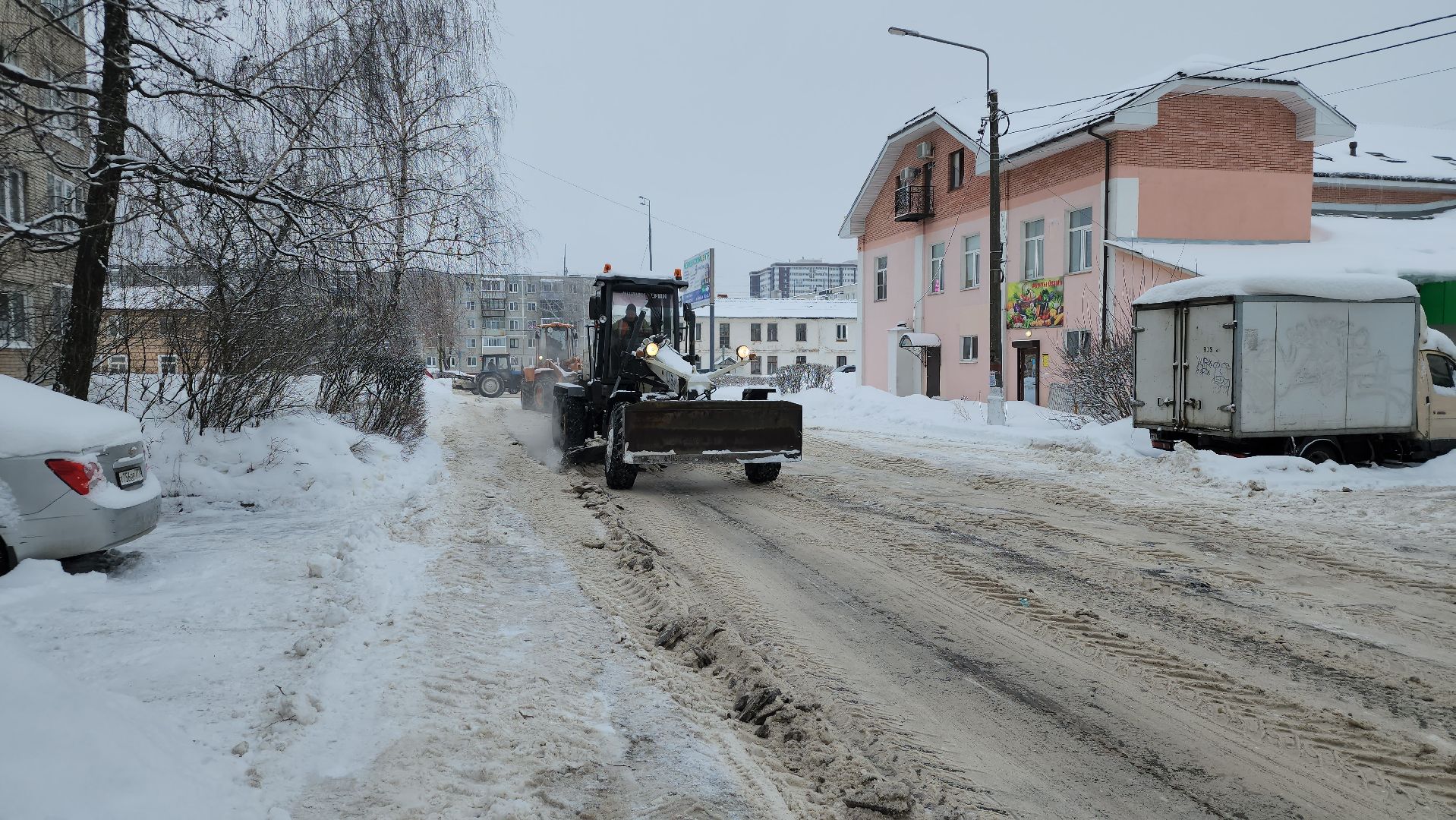 коммунальные службы, уборка снега, циклон, Старая Купавна, Богородский городской округ,