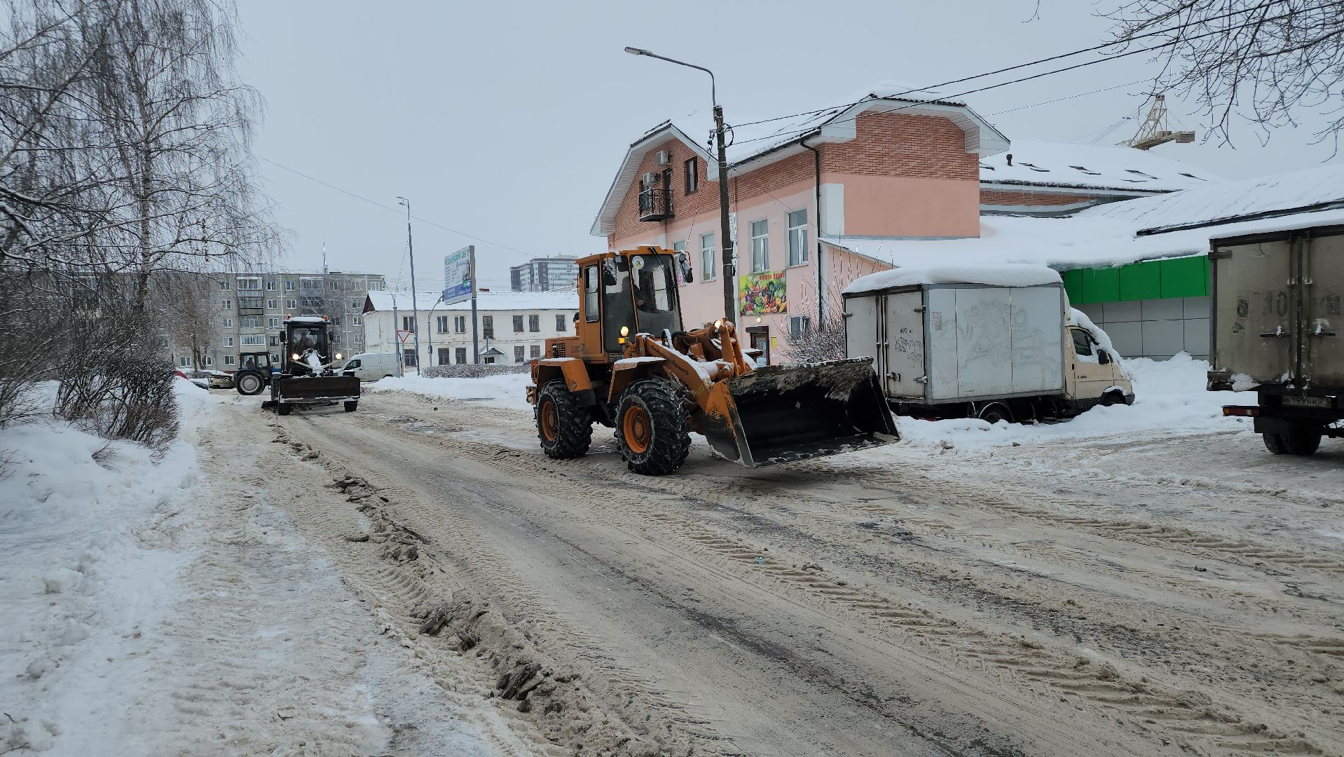 коммунальные службы, уборка снега, циклон, Старая Купавна, Богородский городской округ,