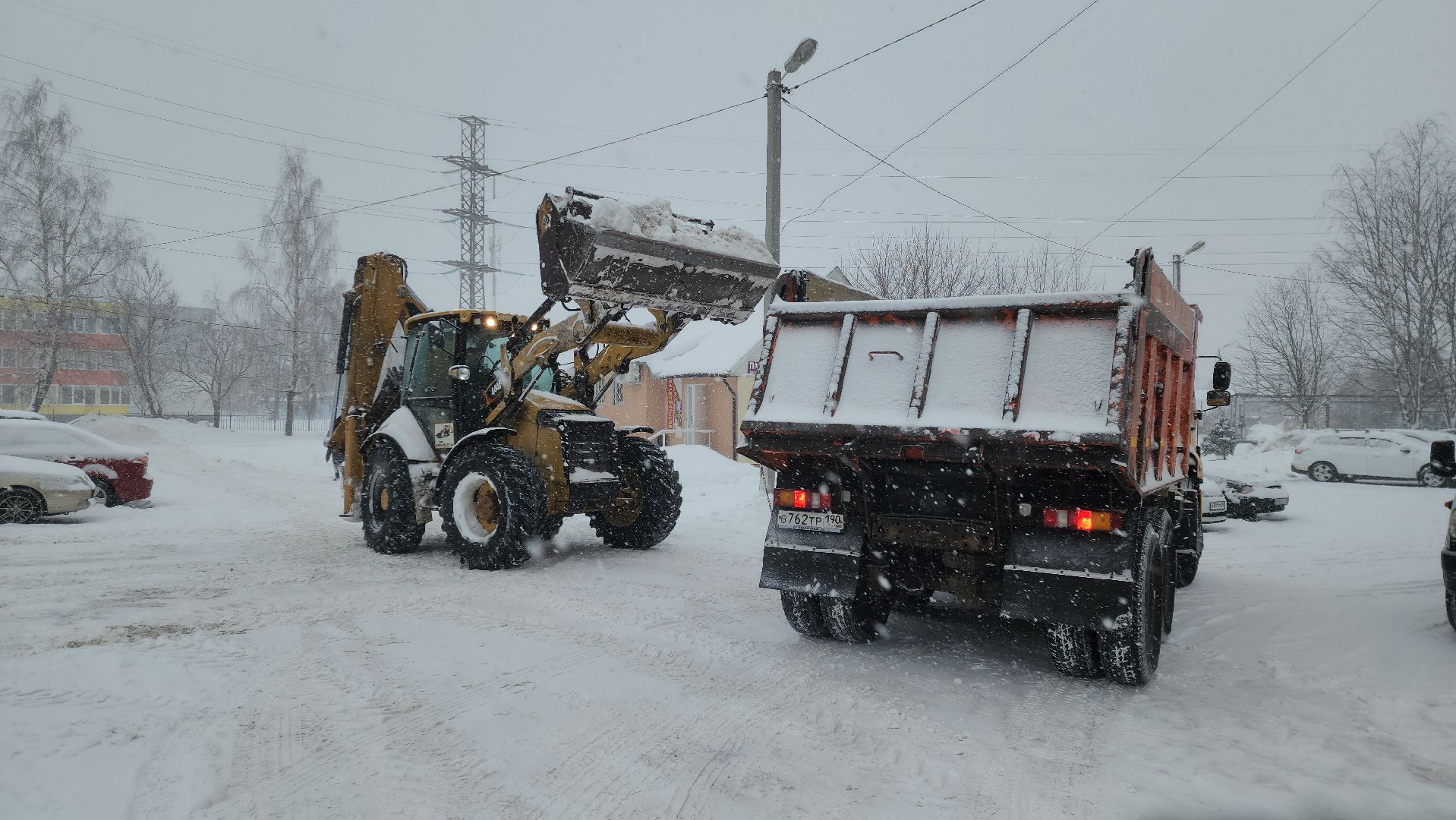 снегопад, ольга, коммунальная техника, ликвидация последствий снегопада, коммунальщики, руза, рузский городской округ,