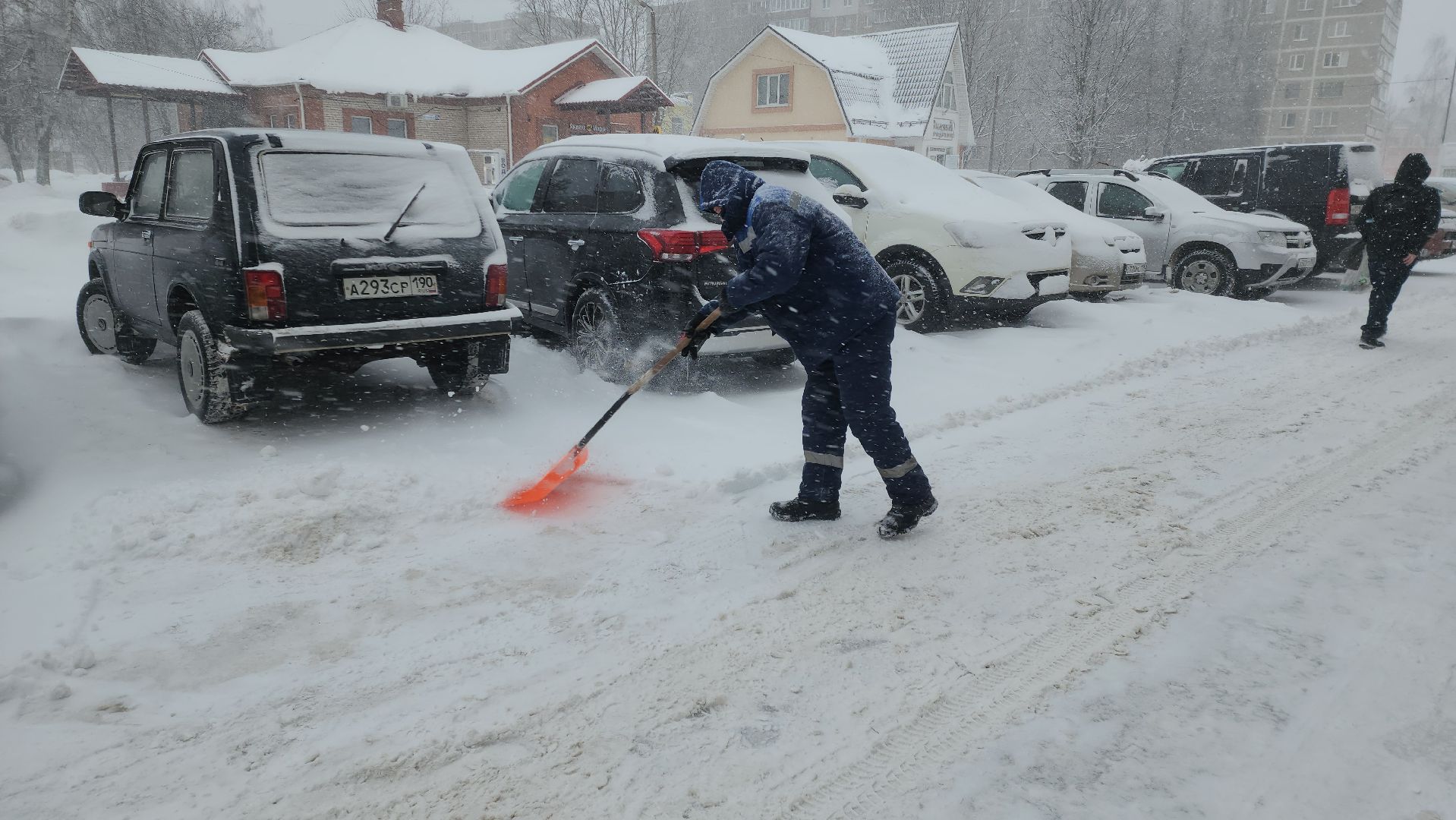 снегопад, ольга, коммунальная техника, ликвидация последствий снегопада, коммунальщики, руза, рузский городской округ,