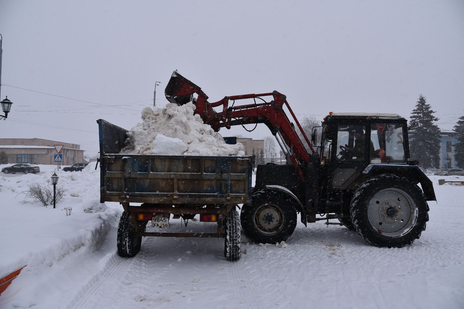 Лотошино, жкх, уборка снега,