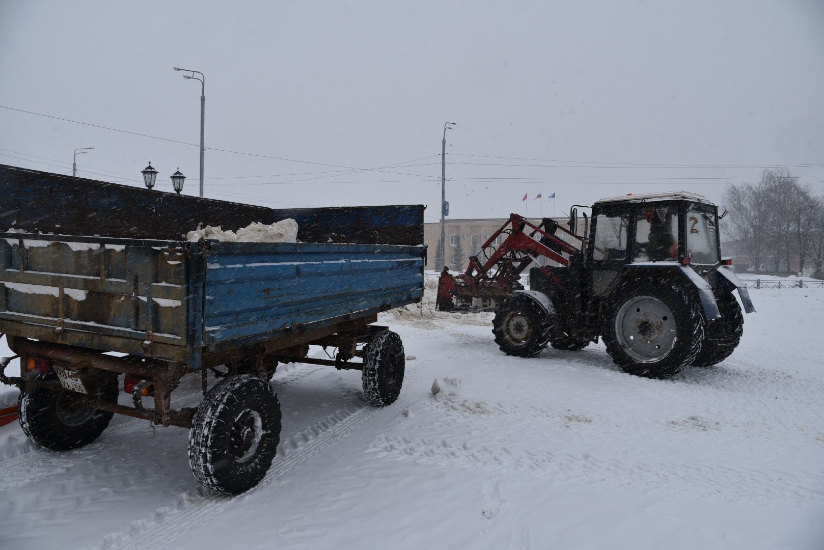 Лотошино, жкх, уборка снега,
