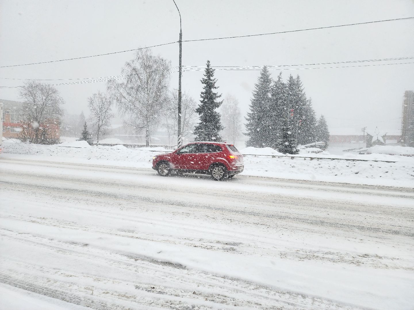 снегопад, циклон ольга, орехово зуево,
