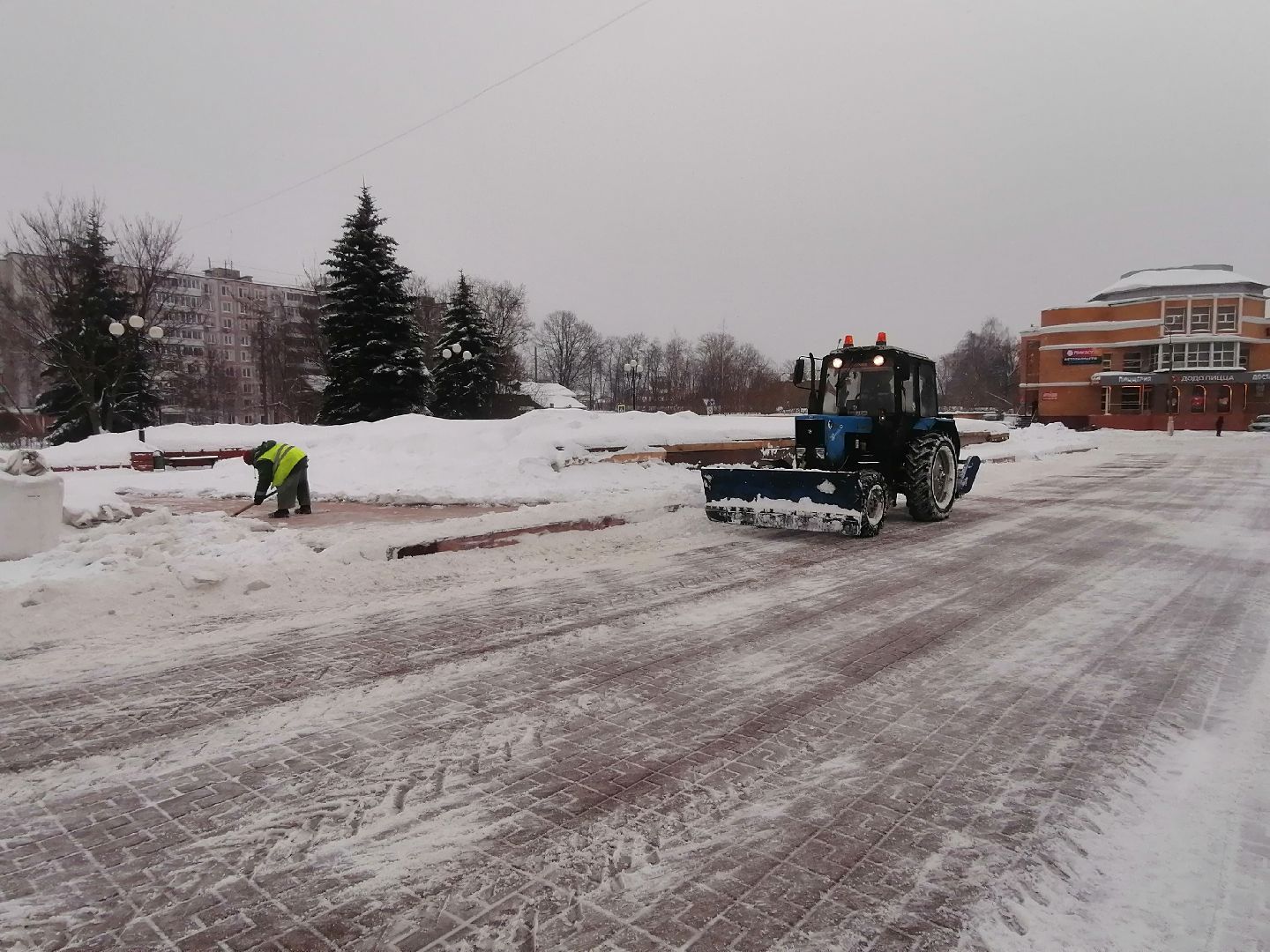 снегопад, циклон ольга, орехово зуево,