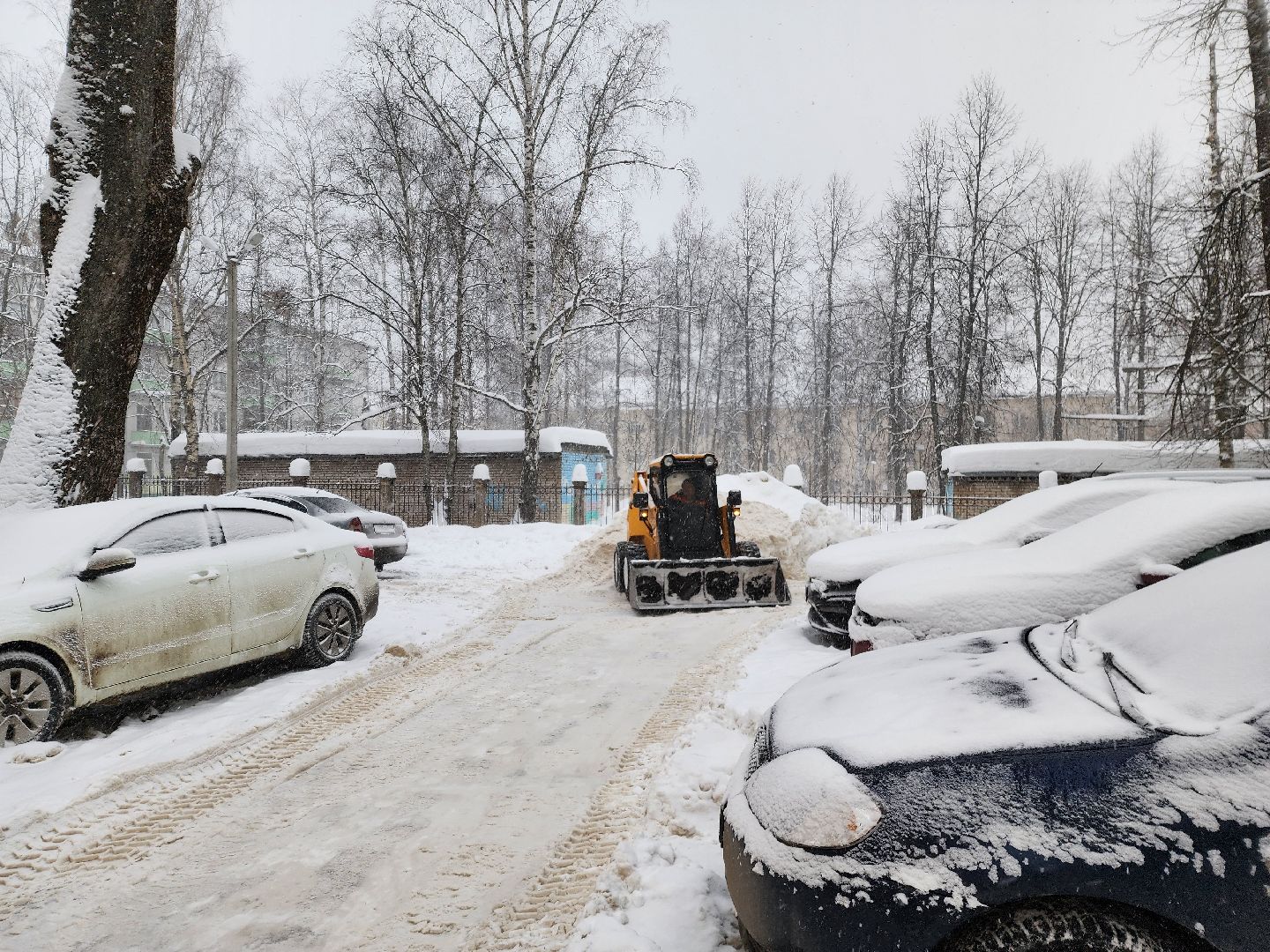 красноармейск, г.о. пушкинский, снегопад, уборка снега,