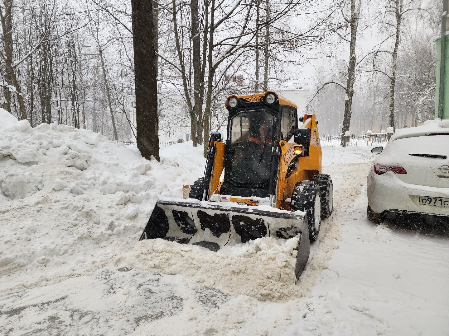 красноармейск, г.о. пушкинский, снегопад, уборка снега,