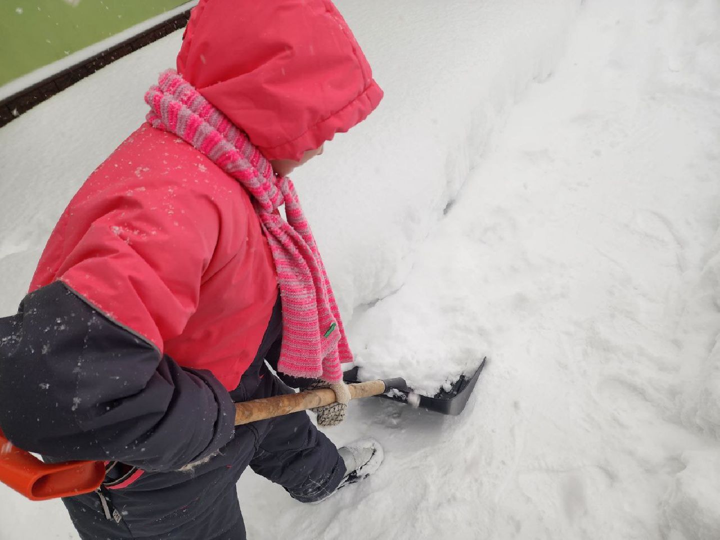 Солнечногорск, Снег, Уборка, Дети, Снегопад,