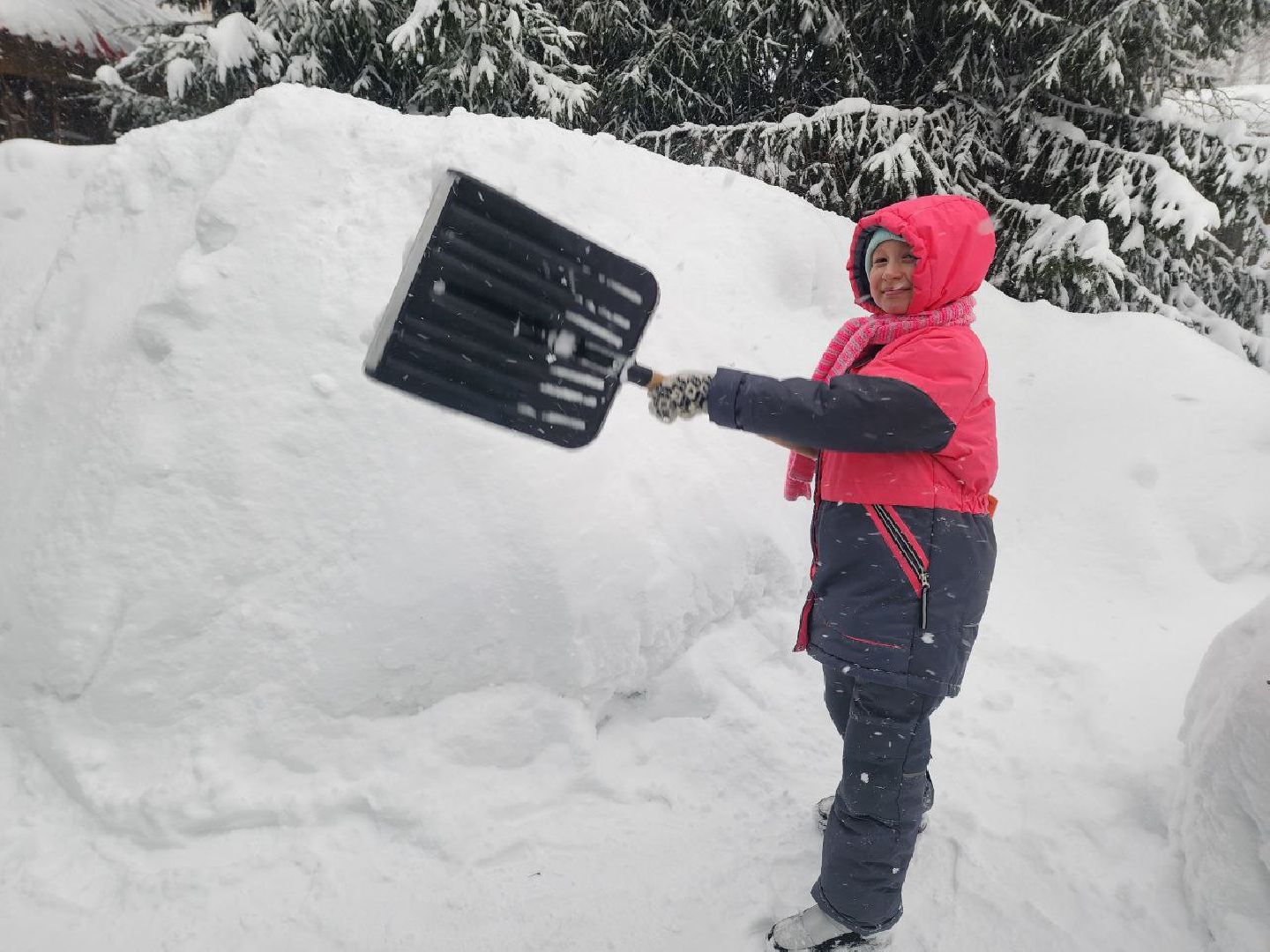 Солнечногорск, Снег, Уборка, Дети, Снегопад,