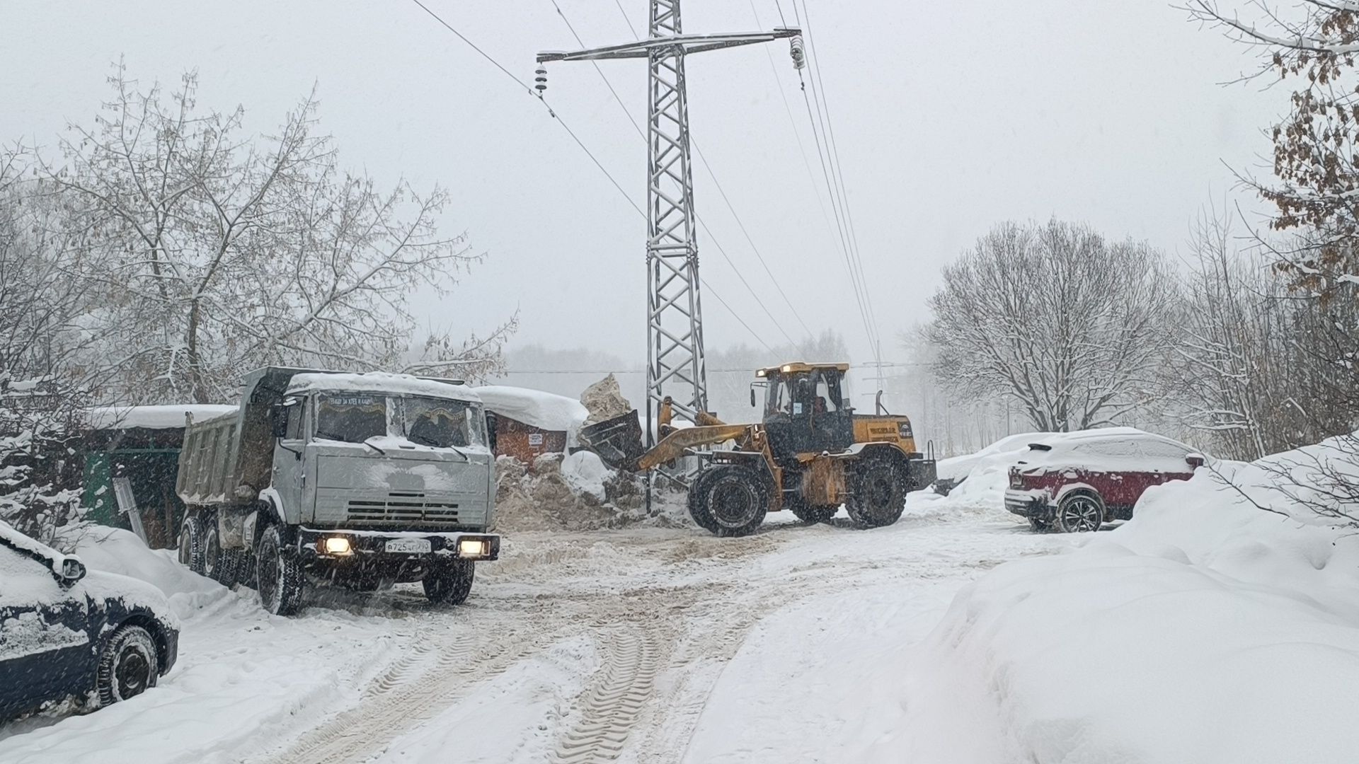 уборка снега, лобня, жкх,
