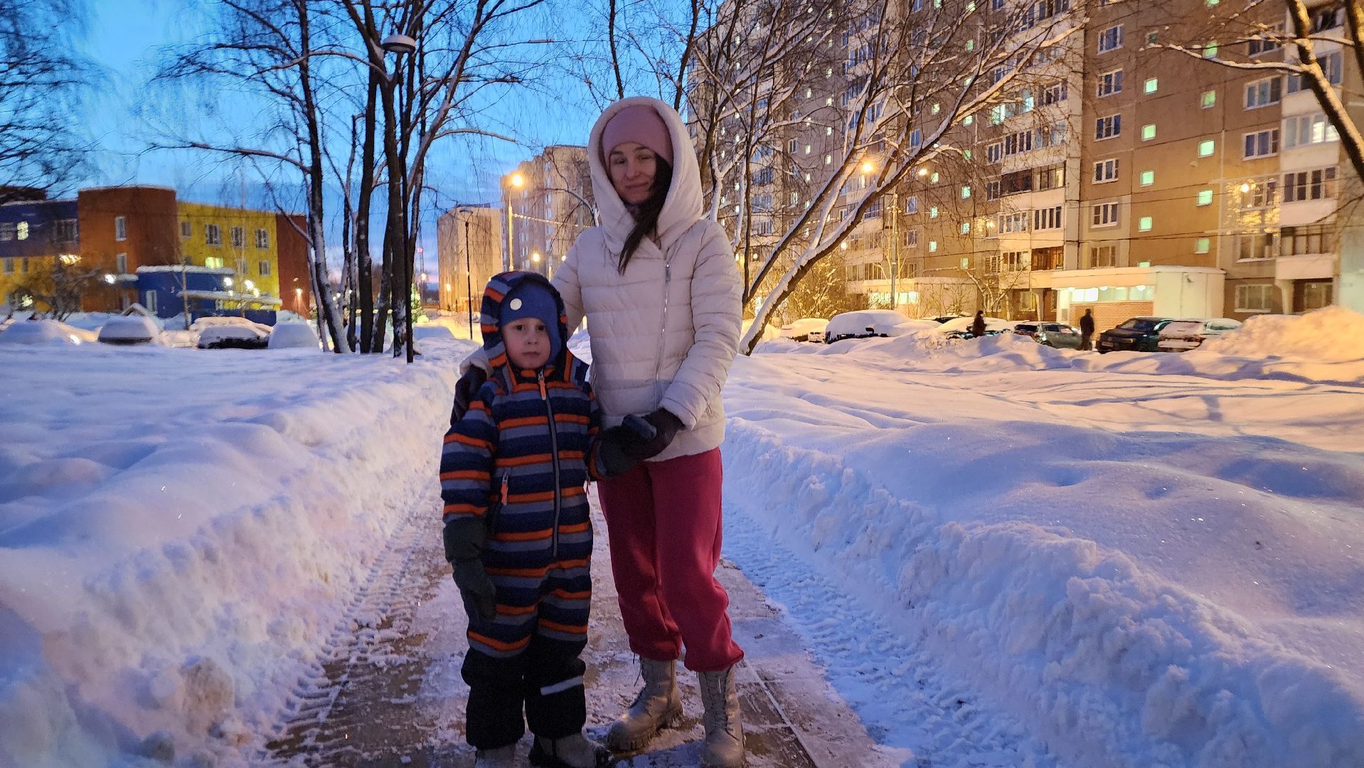 Подмосковье, Городской округ Пушкинский, Ивантеевка, городское хозяйство ивантеевка, циклон ольга, снегопад, уборка снега, уборка общественных территорий,
