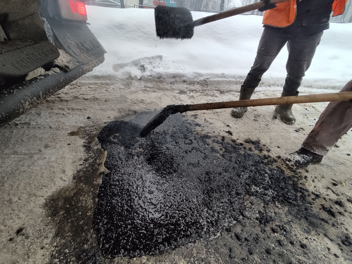 лыткарино, жкх, ямочный ремонт, ремонт дорог,