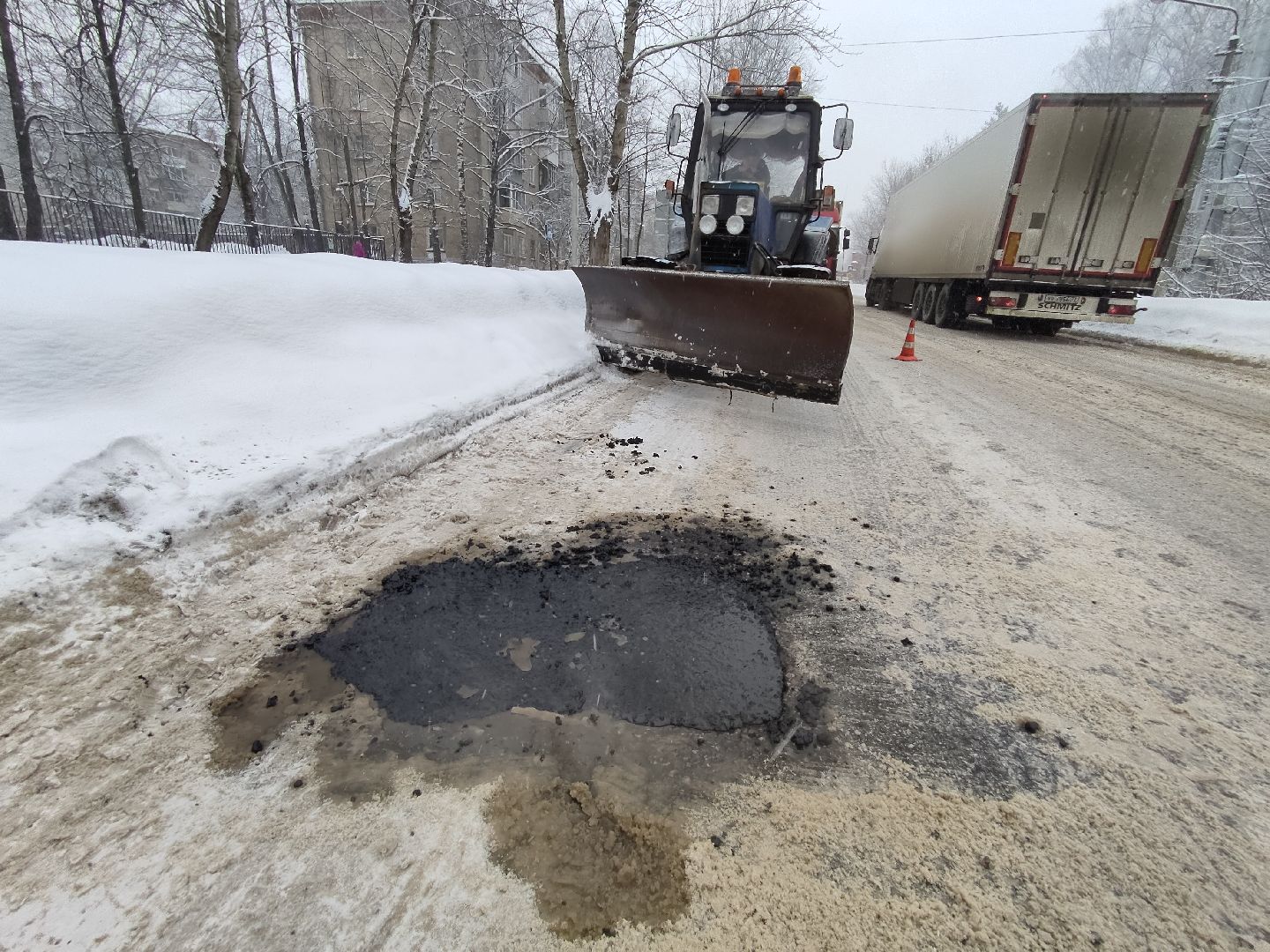 лыткарино, жкх, ямочный ремонт, ремонт дорог,