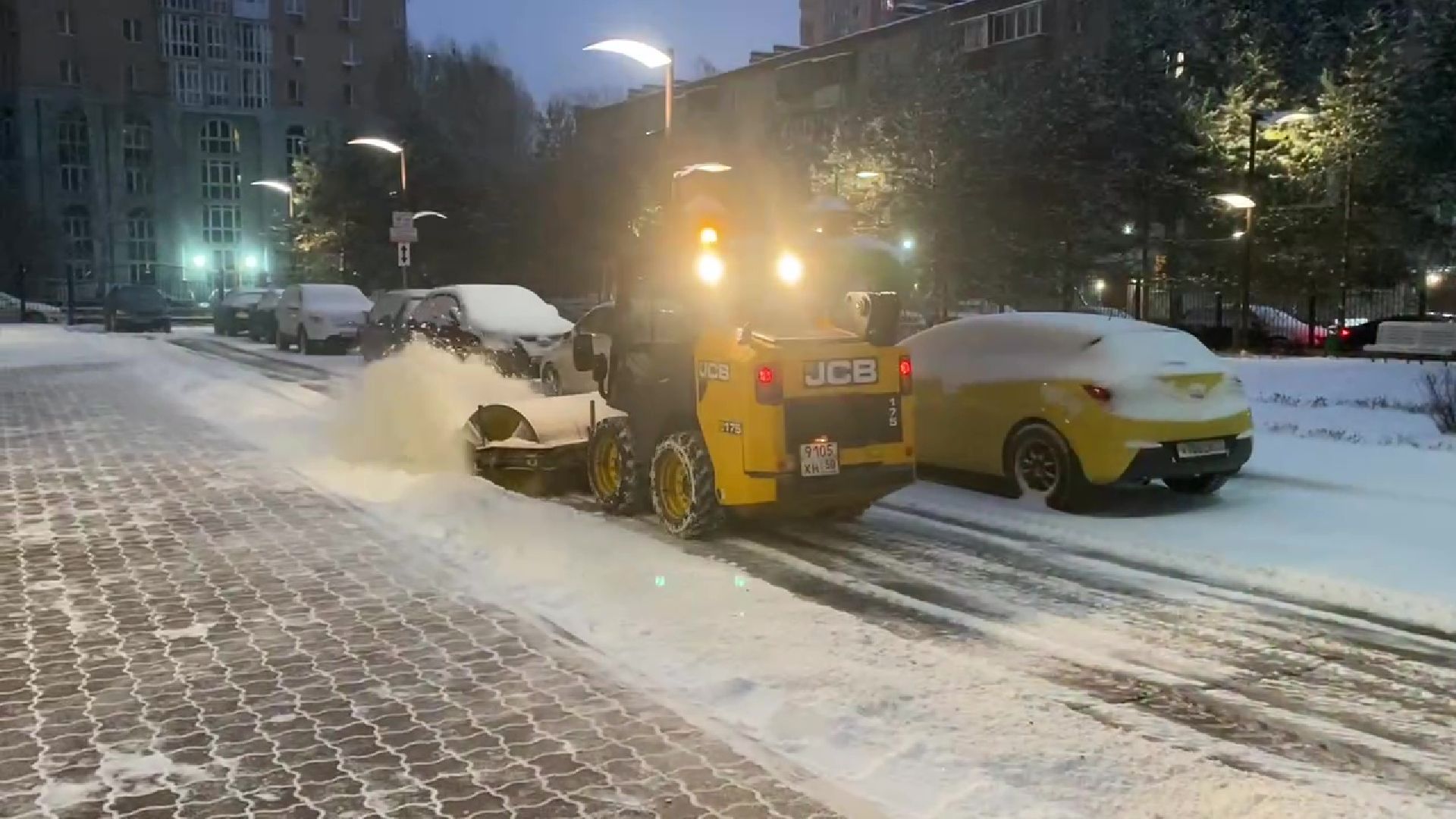 Реутов, ЖКХ, снегопад, уборка дворов, расчистка дорог,