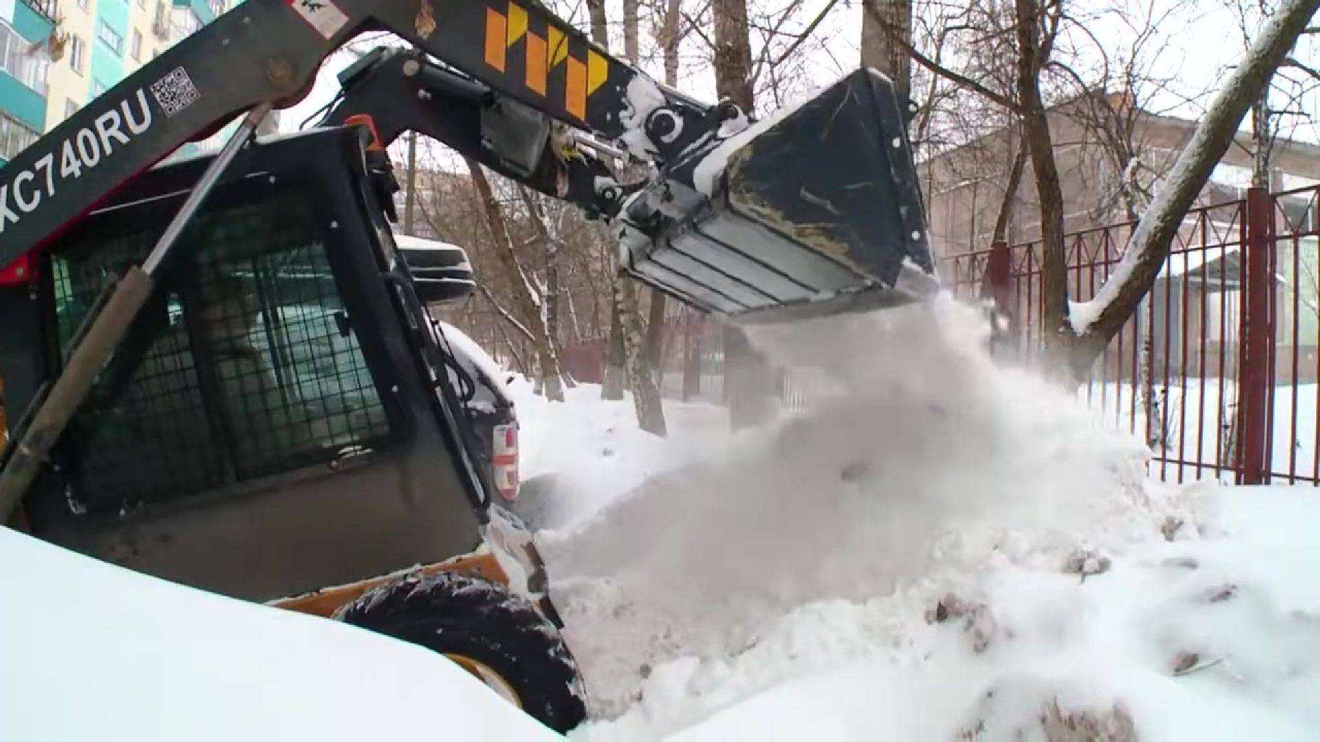 Реутов, ЖКХ, снегопад, уборка дворов, расчистка дорог,