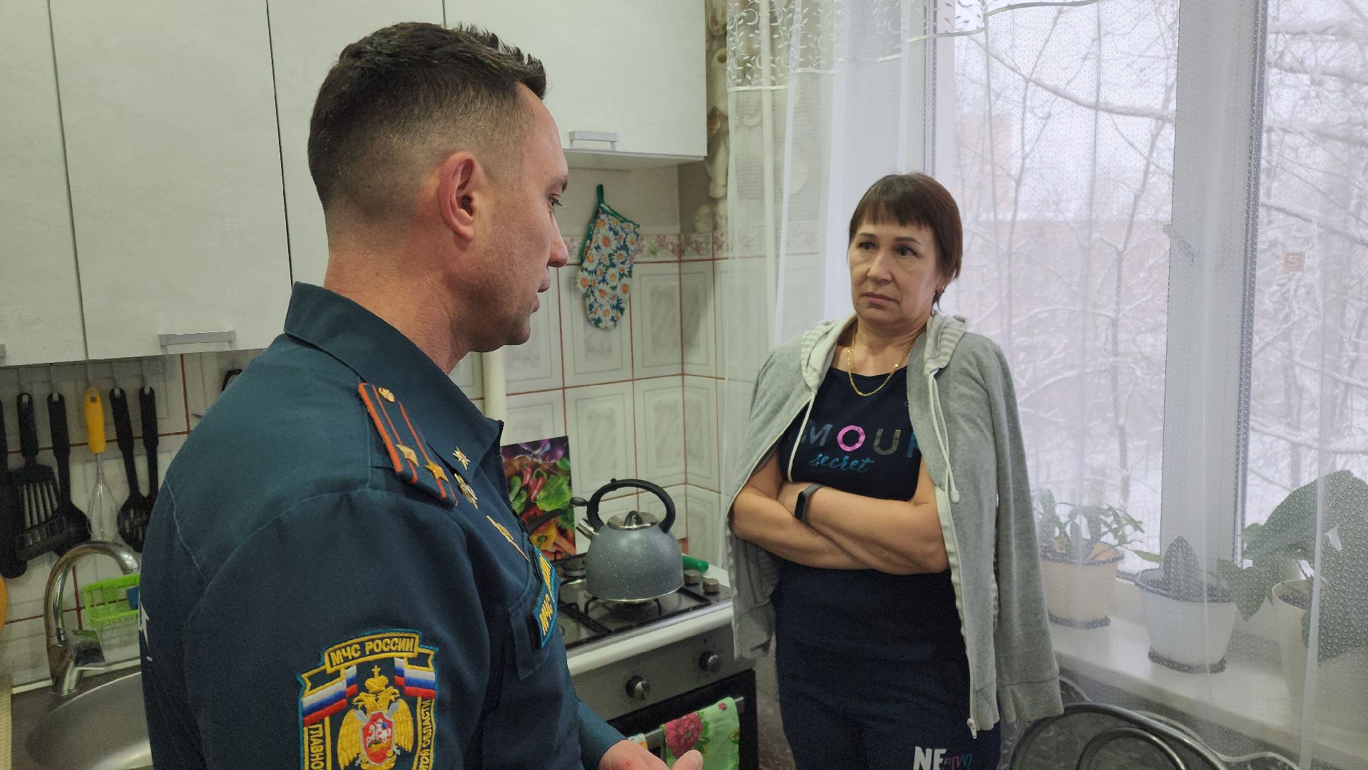 Егорьевск, пожарный надзор,дом, квартира, кухня, задымление,