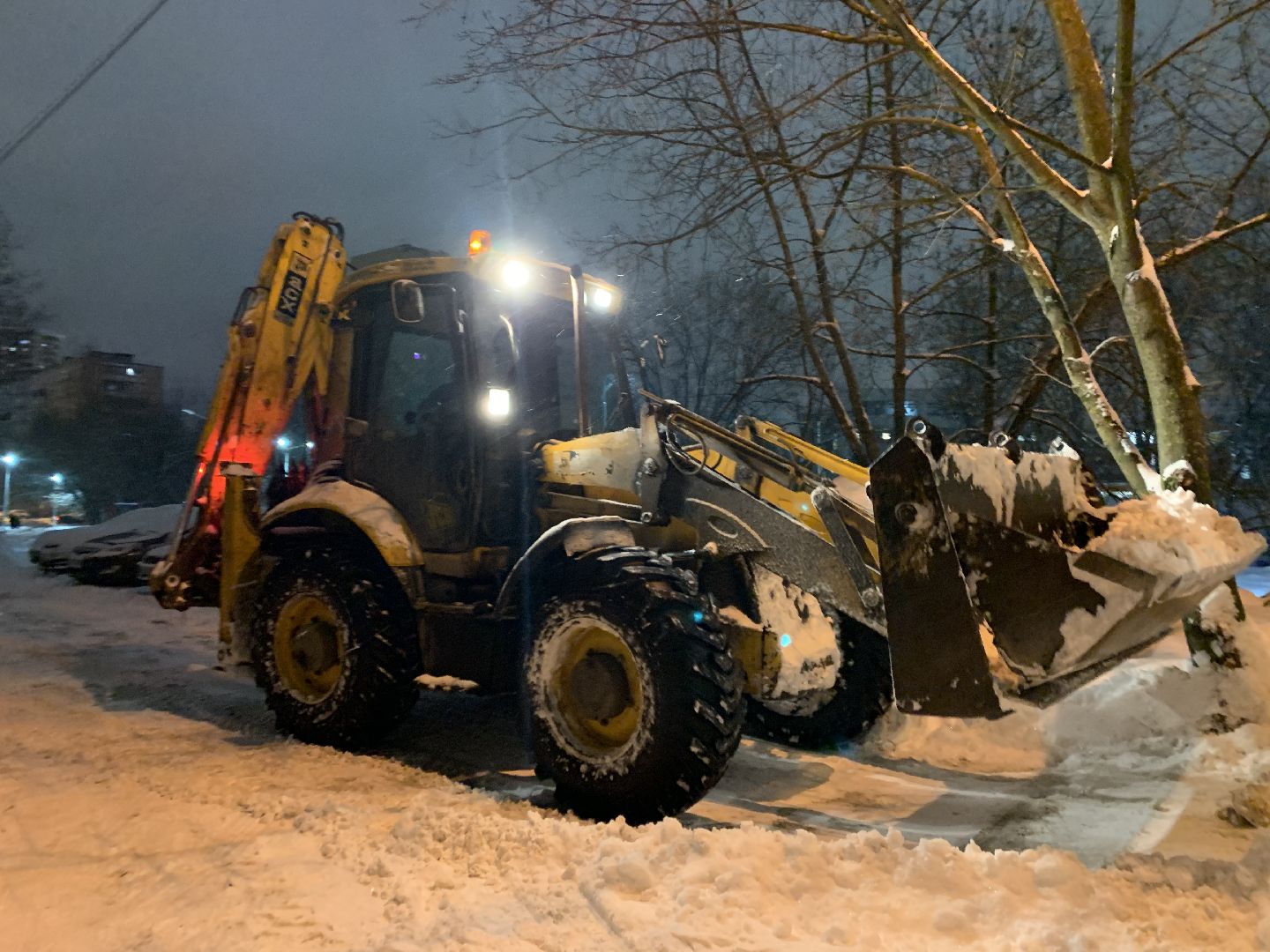 Балашиха, Подмосковье, ЖКХ, Снегопад, циклон ольга,