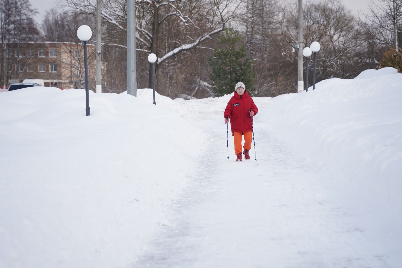 Рошаль, активное долголетие, Большая Шатура, скандинавская ходьба,