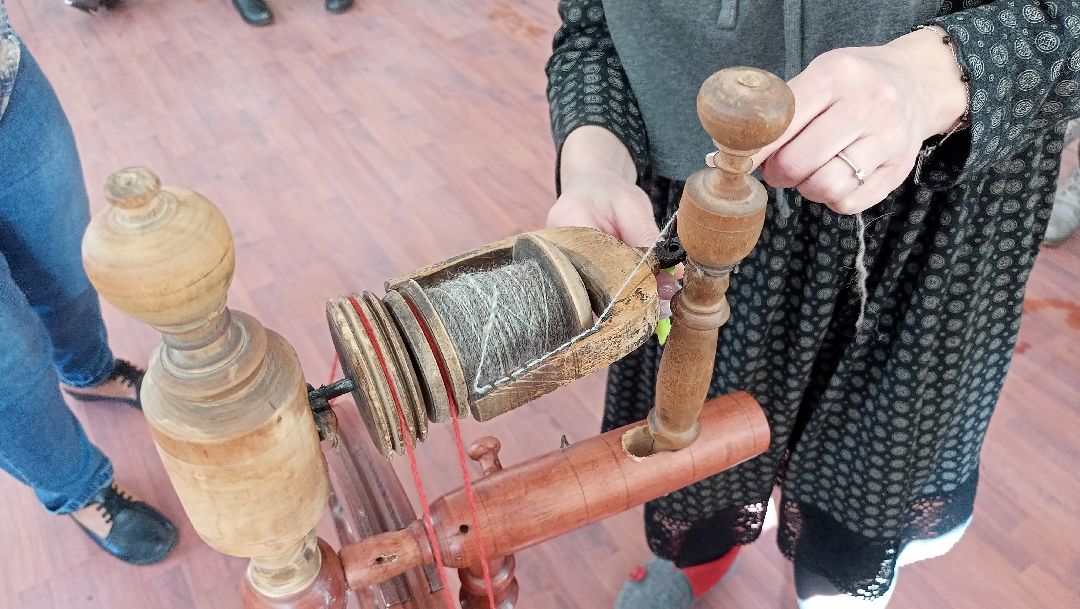 Прялка, Мастеркласс, музей, костюм, Пряжа, Прядение, Самопрялка