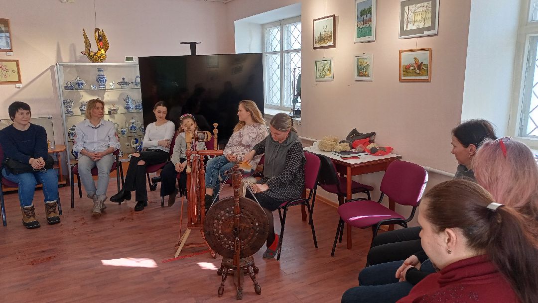 Прялка, Мастеркласс, музей, костюм, Пряжа, Прядение, Самопрялка