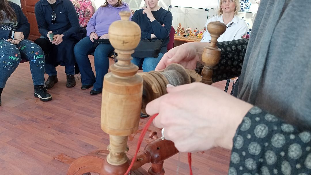 Прялка, Мастеркласс, музей, костюм, Пряжа, Прядение, Самопрялка