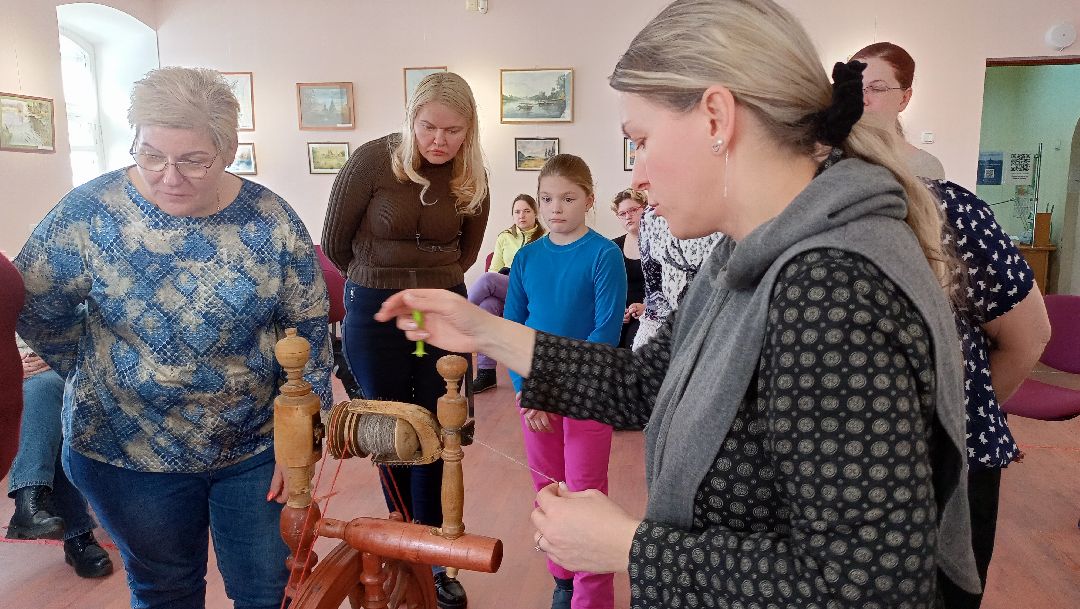 Прялка, Мастеркласс, музей, костюм, Пряжа, Прядение, Самопрялка