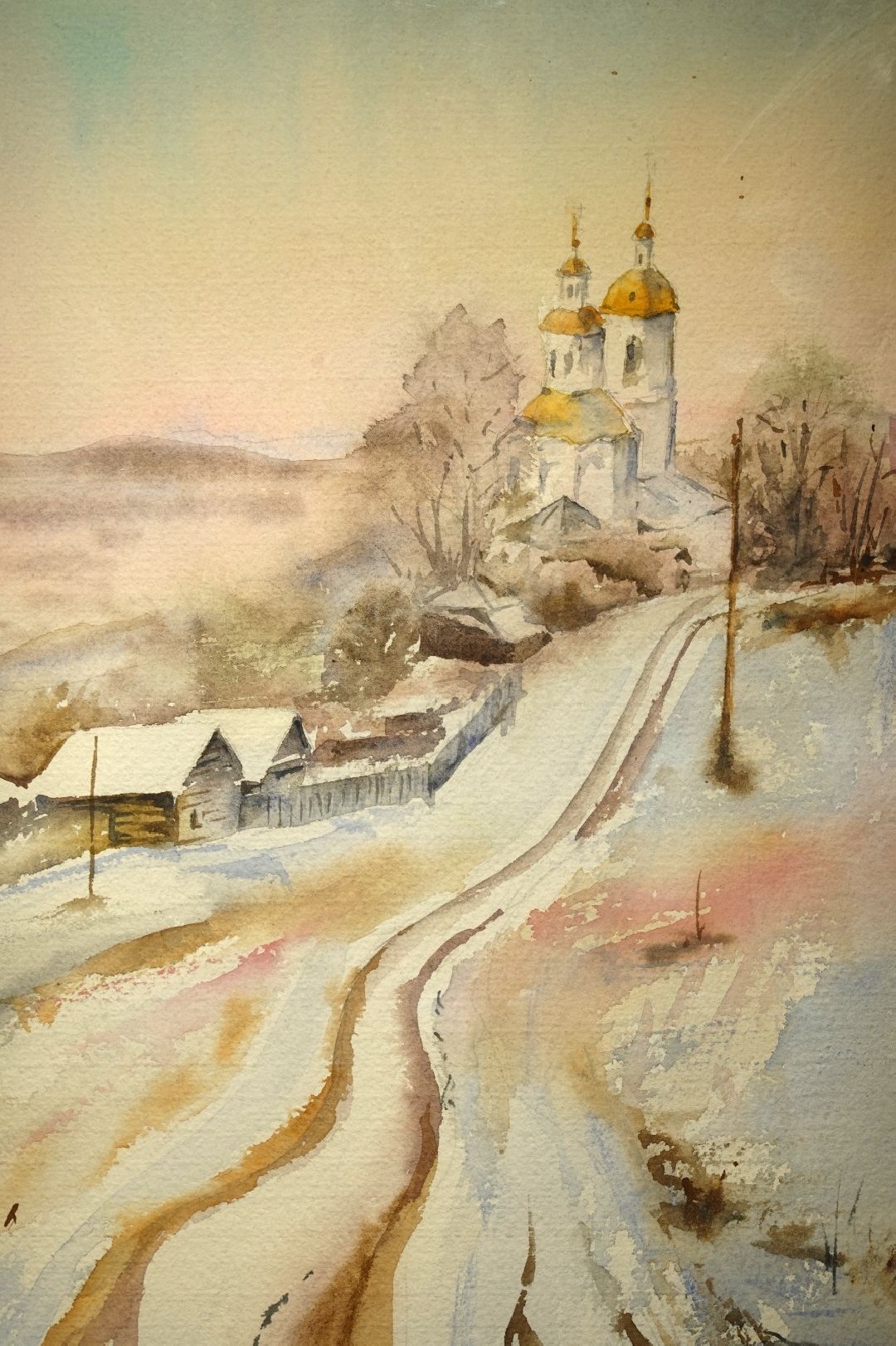 Выставка, Картины, Акварель