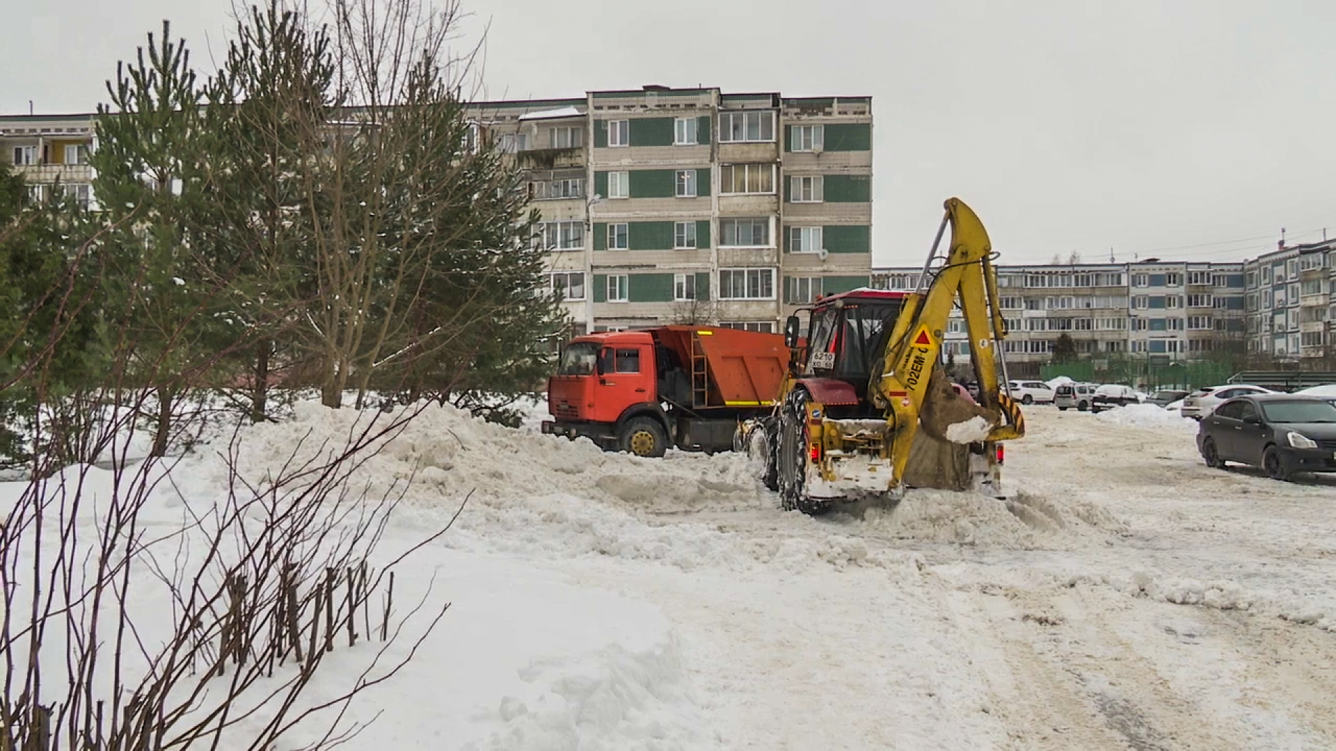 Клин, общество, люди, ЖКХ, снег, очистка снега,