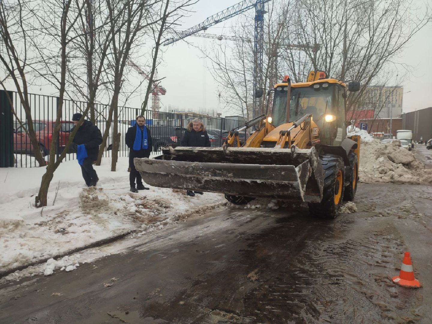 мытищи, ольга, Снегопад Ольга, ЖКХ, борьба со снегопадом, уборка улиц, коммунальные службы,