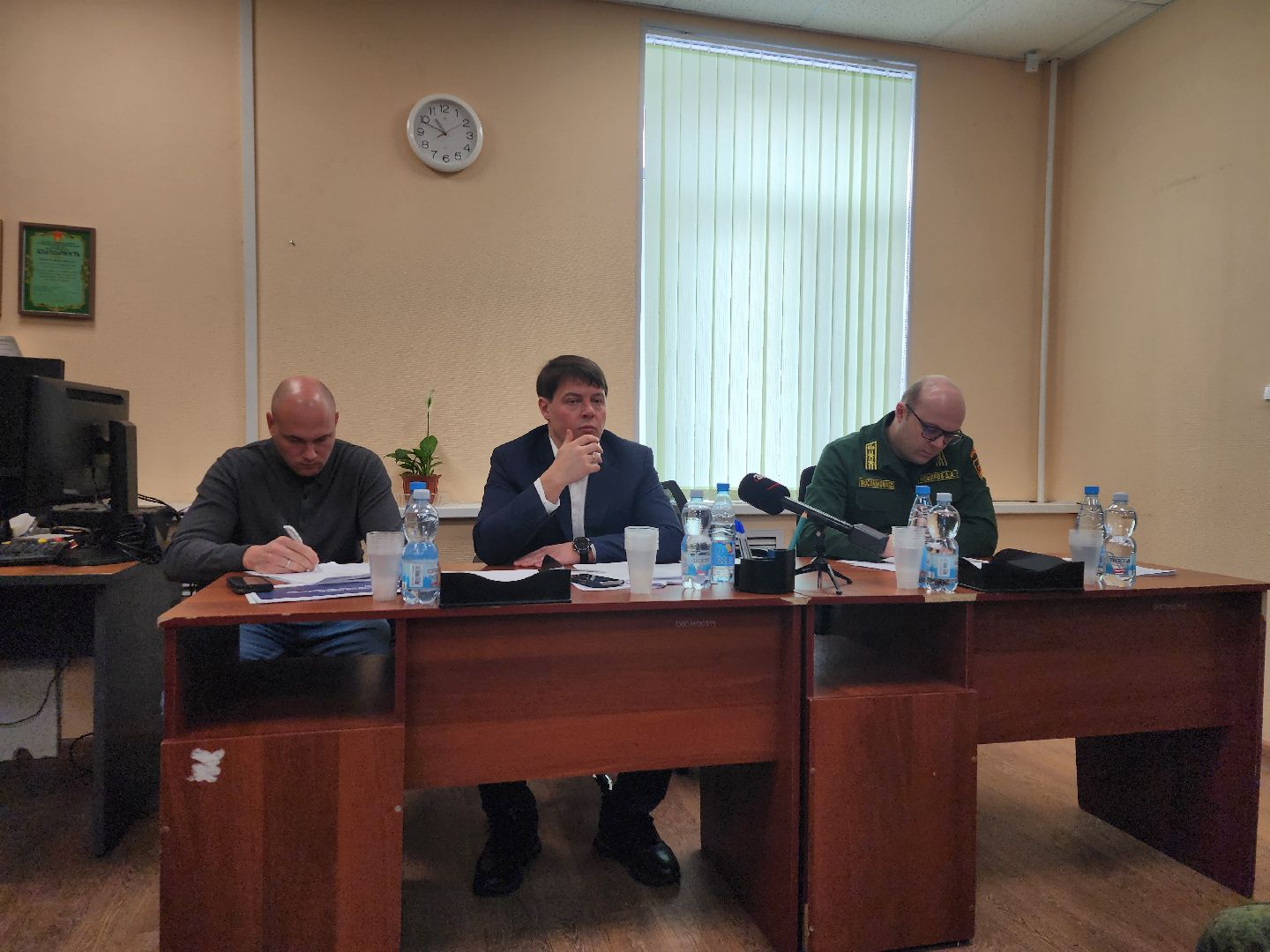 Мособллес, подготовка к пожароопасному сезону, оперативное совещание, поселок Колышкино болото, Богородский городской округ,