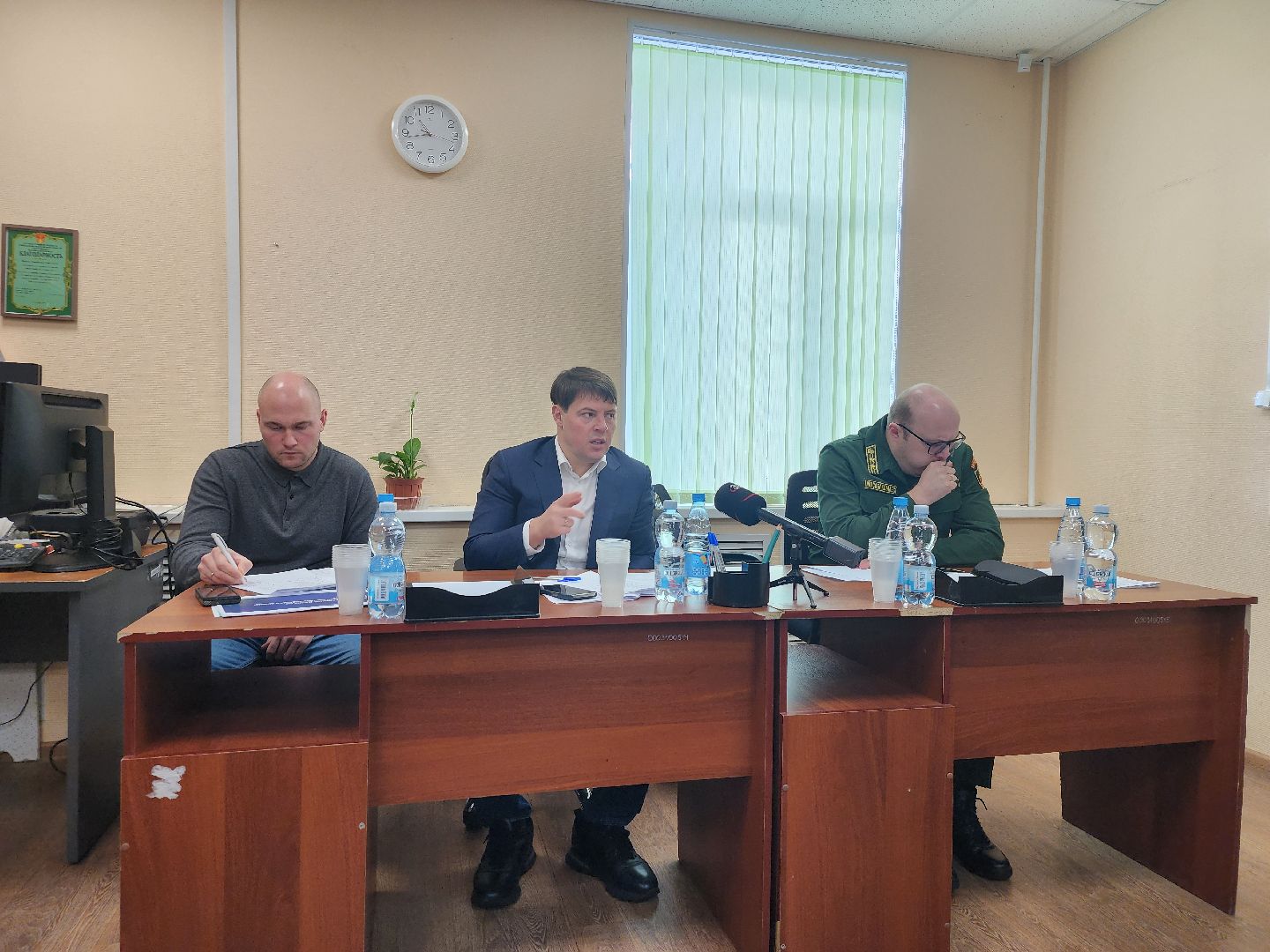 Мособллес, подготовка к пожароопасному сезону, оперативное совещание, поселок Колышкино болото, Богородский городской округ,