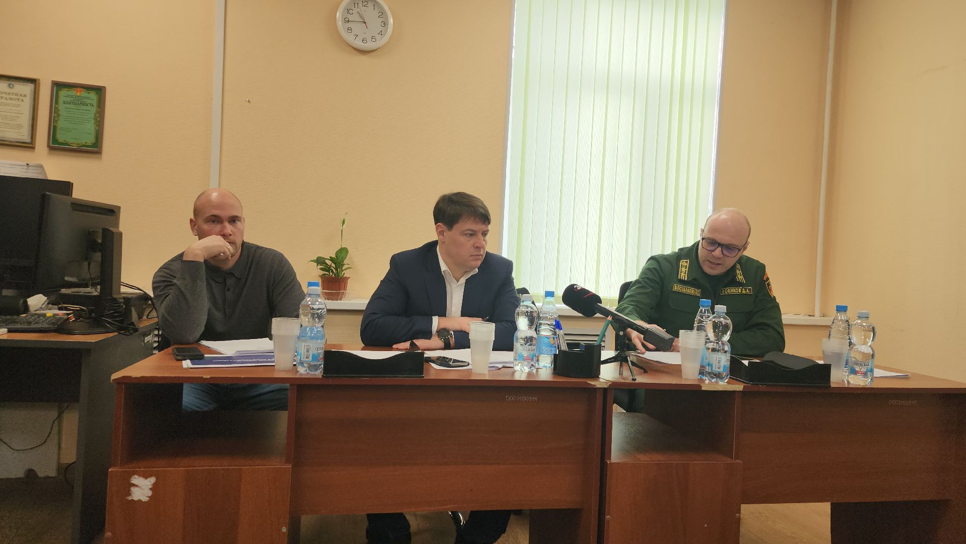 Мособллес, подготовка к пожароопасному сезону, оперативное совещание, поселок Колышкино болото, Богородский городской округ,