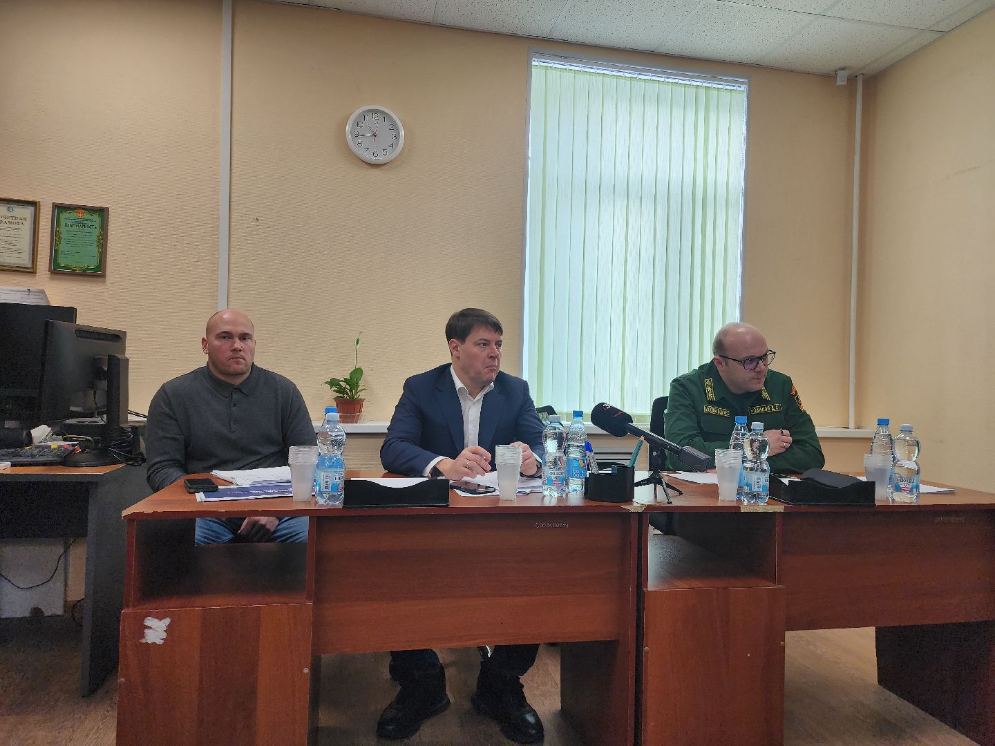 Мособллес, подготовка к пожароопасному сезону, оперативное совещание, поселок Колышкино болото, Богородский городской округ,