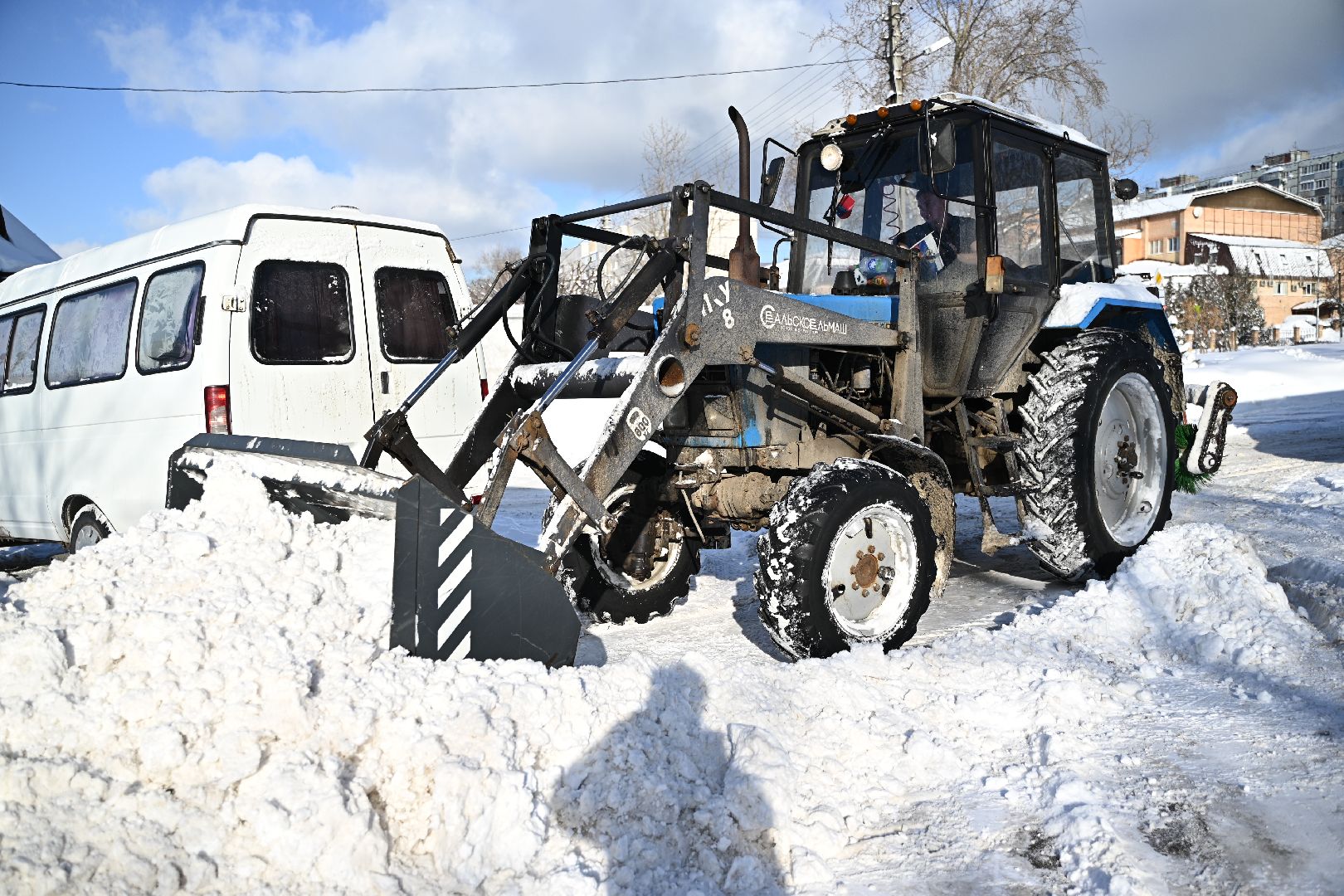 лыткарино, жкх, уборка снега, циклон ольга,