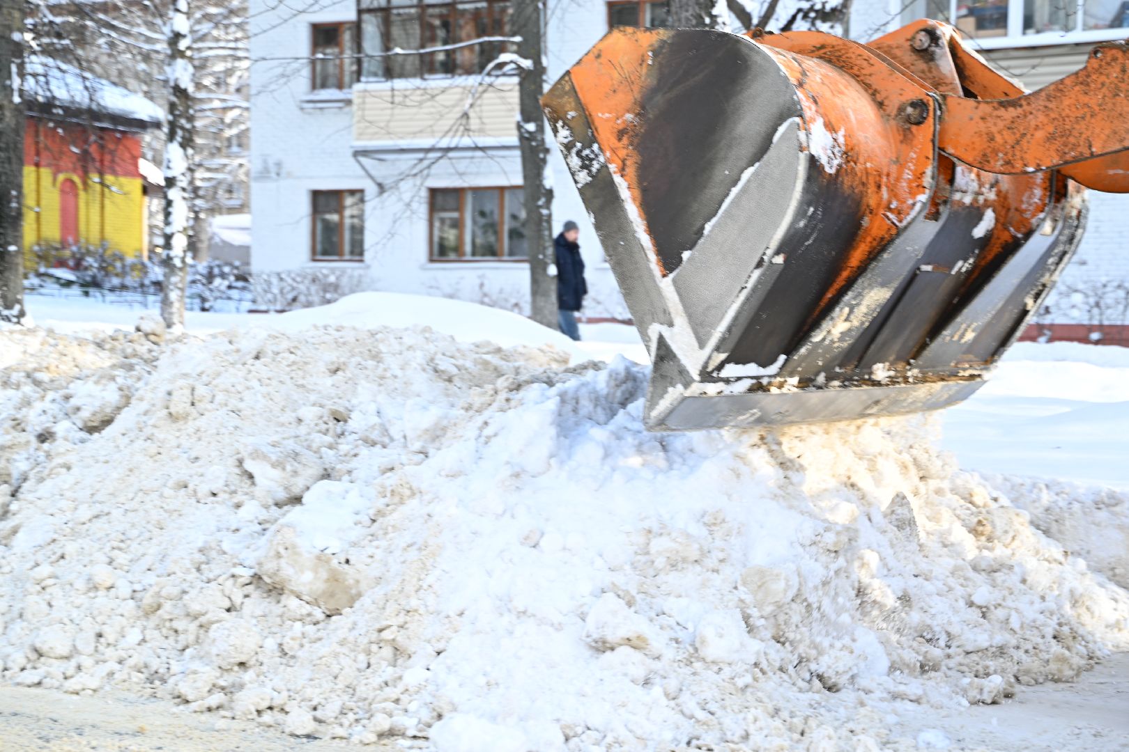 лыткарино, жкх, уборка снега, циклон ольга,