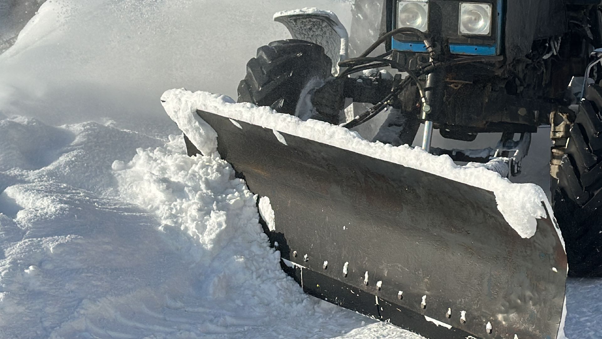 Одинцово, парк Союзный, уборка снега,