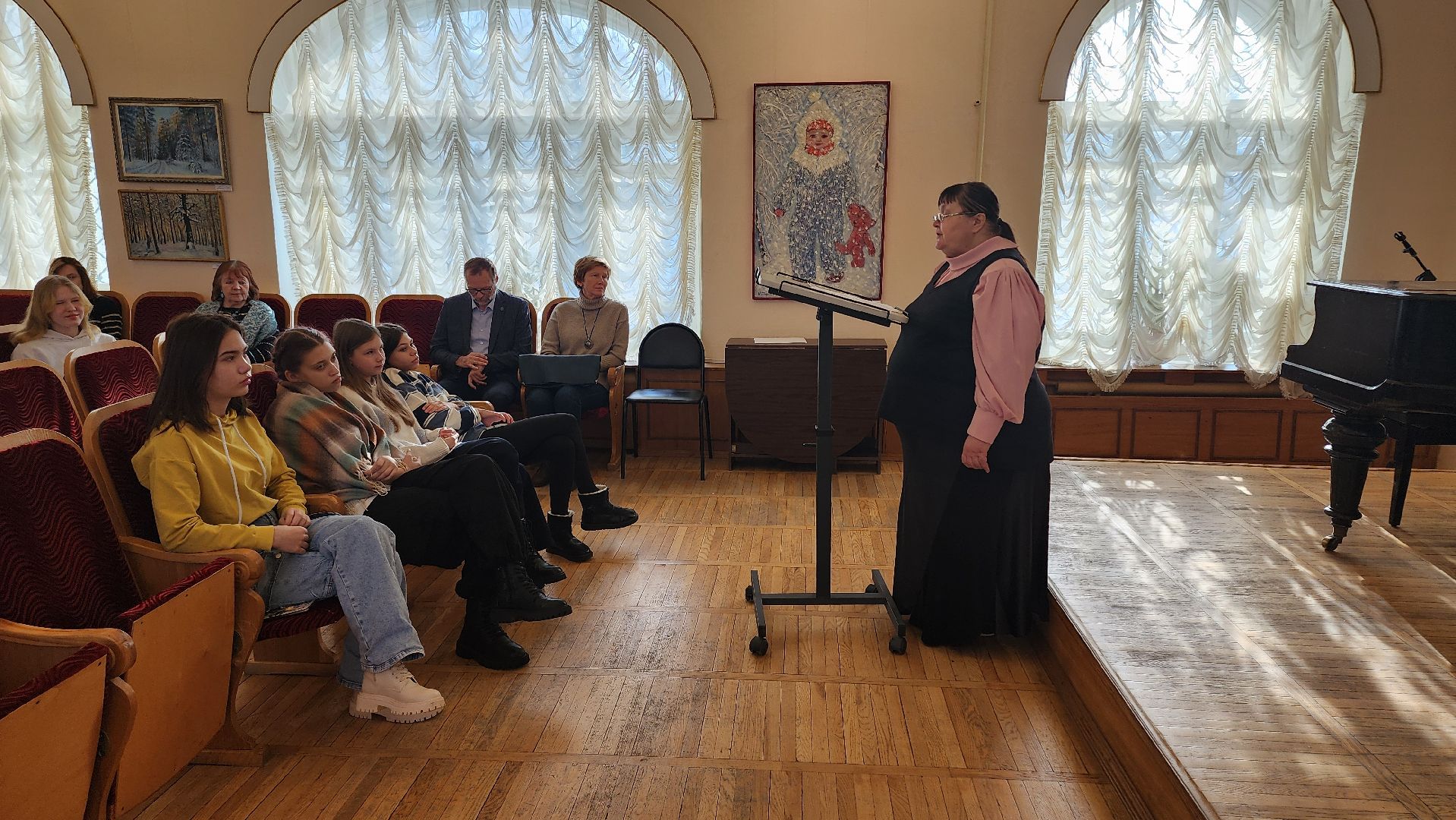 кашира, краеведческий музей, день науки, выставка, большое кропотово, биостанция, школьники, болотов, раткин, воронков,