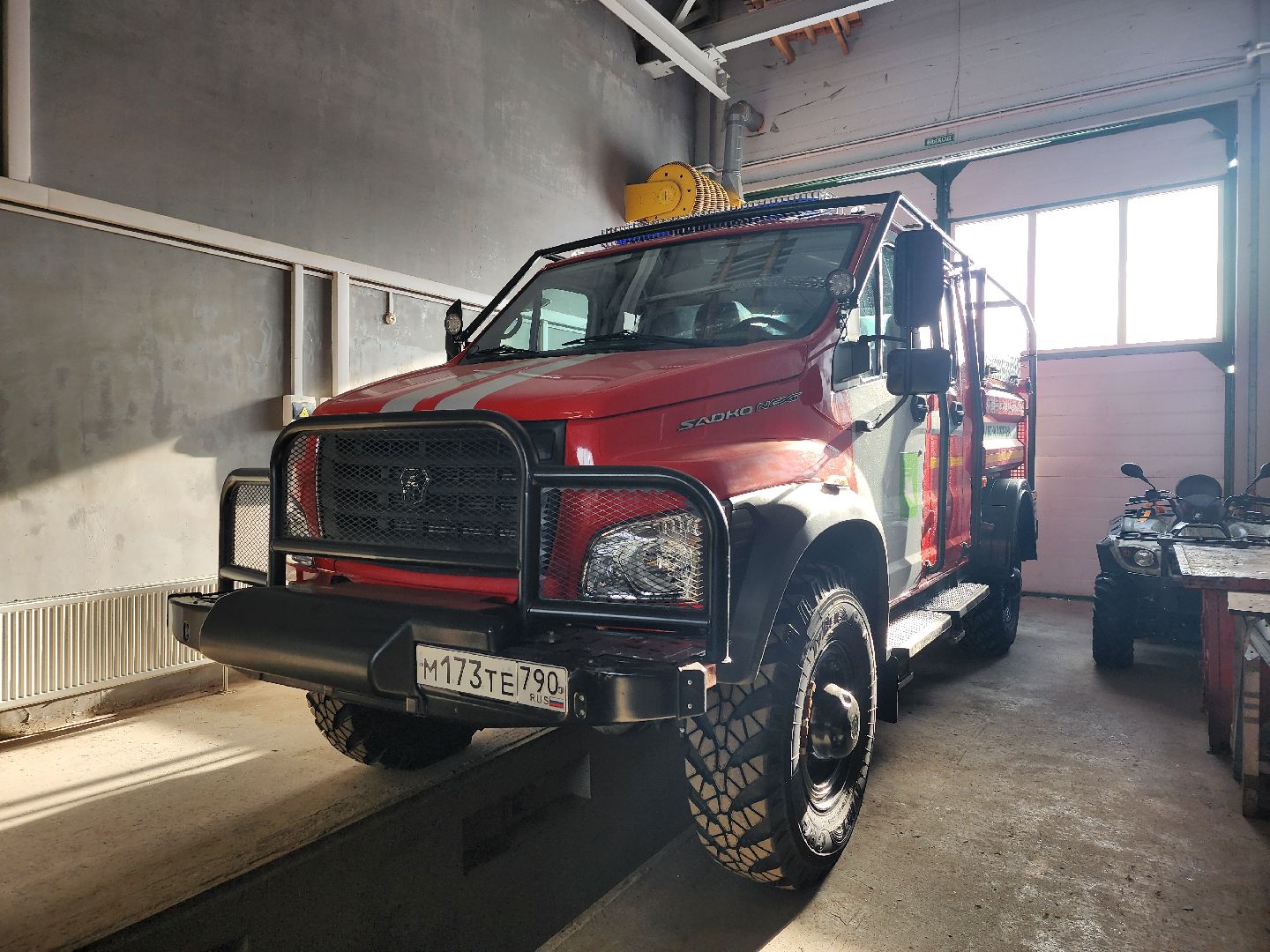 Центрлесхоз, лесопожарная станция, лесопожарная техника, село Ямкино, Богородский городской округ,