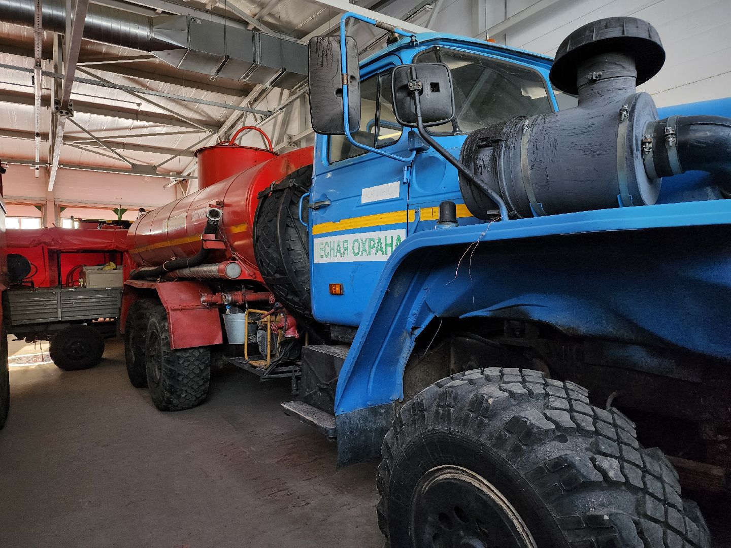 Центрлесхоз, лесопожарная станция, лесопожарная техника, село Ямкино, Богородский городской округ,