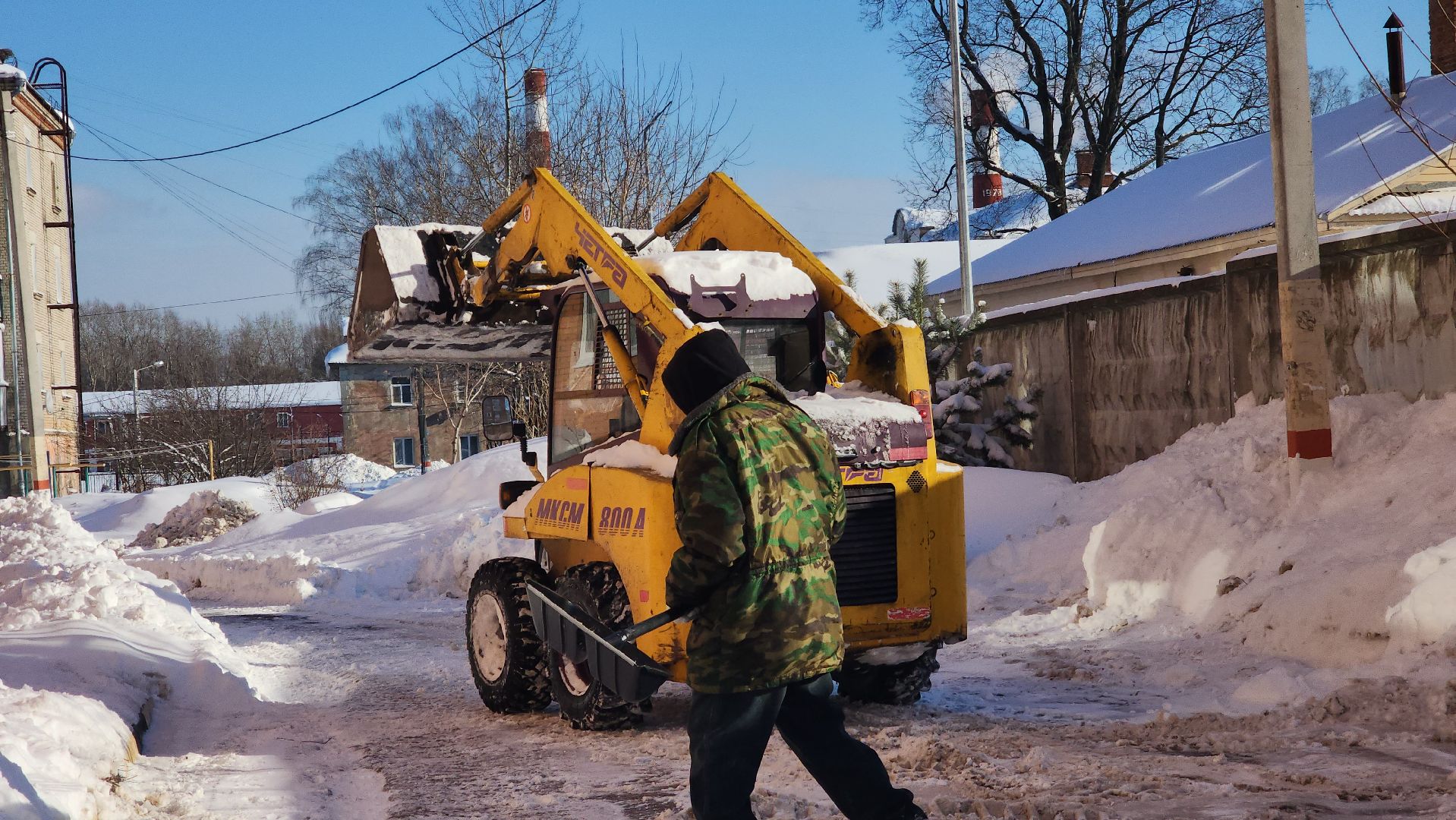Павловский Посад, городского округ павловский посад, Жкх, Уборка, снегопад, Дворы,