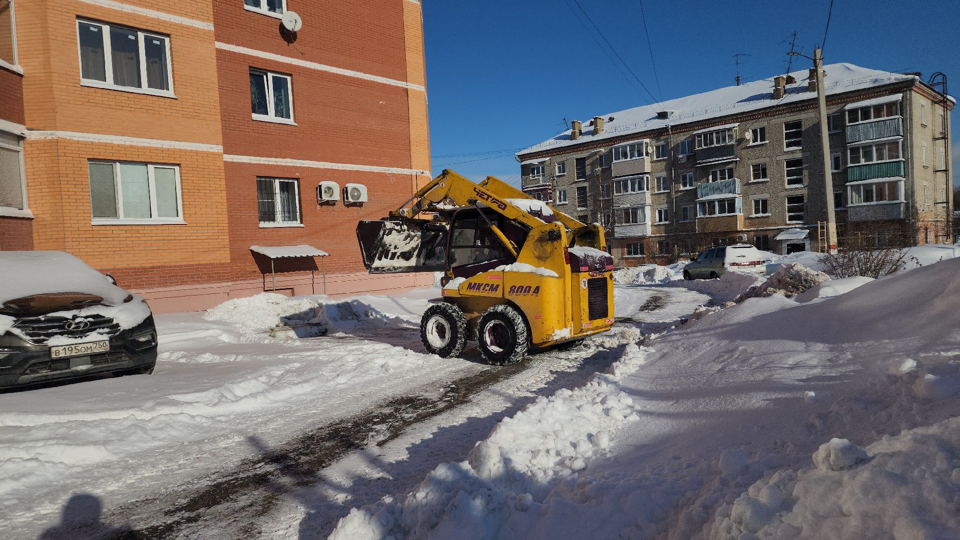 Павловский Посад, городского округ павловский посад, Жкх, Уборка, снегопад, Дворы,
