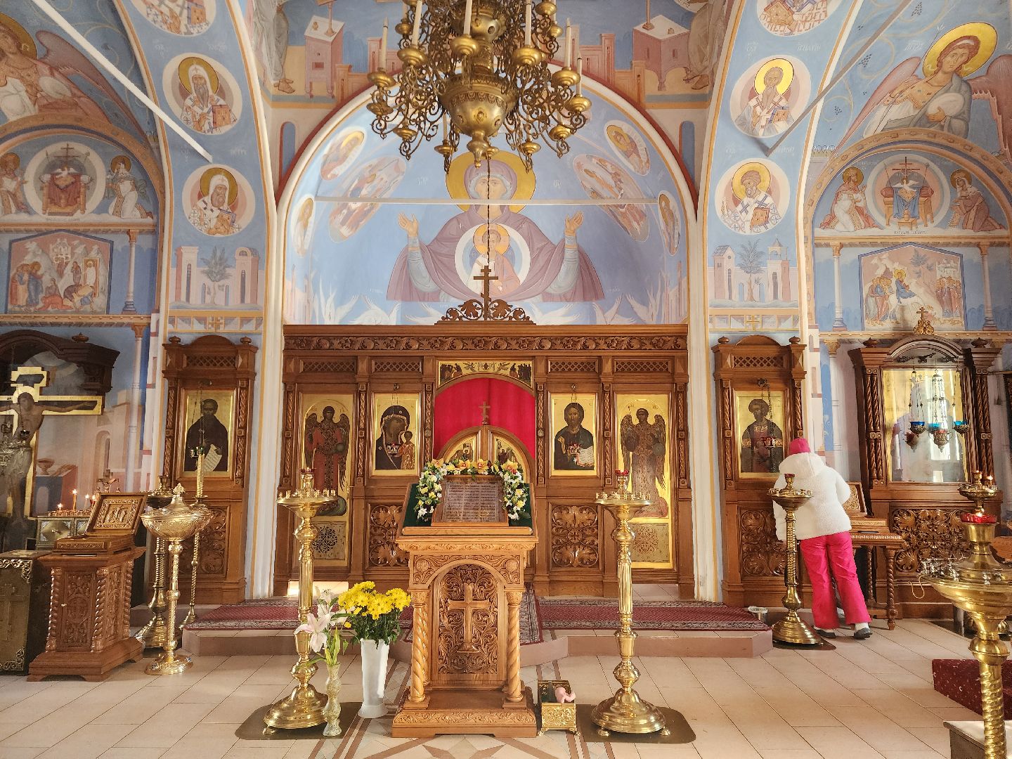 Звенигород, религия, Роспись храма,