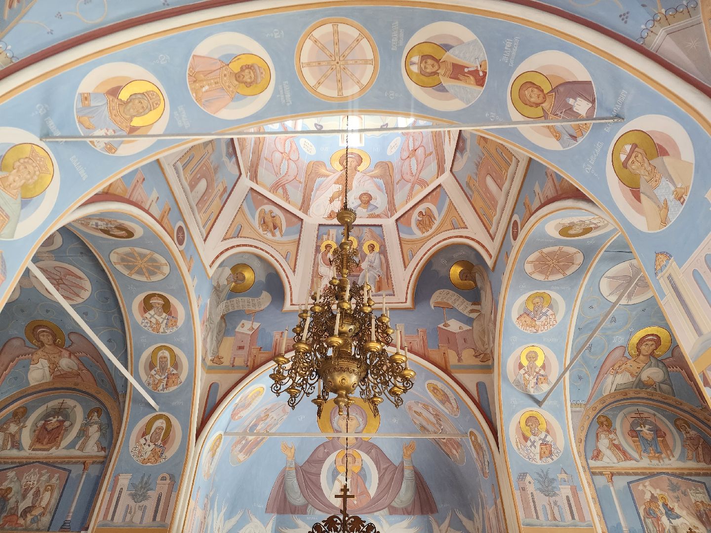 Звенигород, религия, Роспись храма,