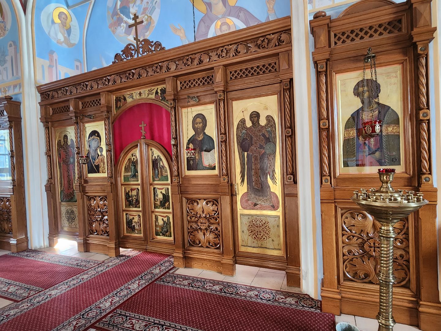 Звенигород, религия, Роспись храма,