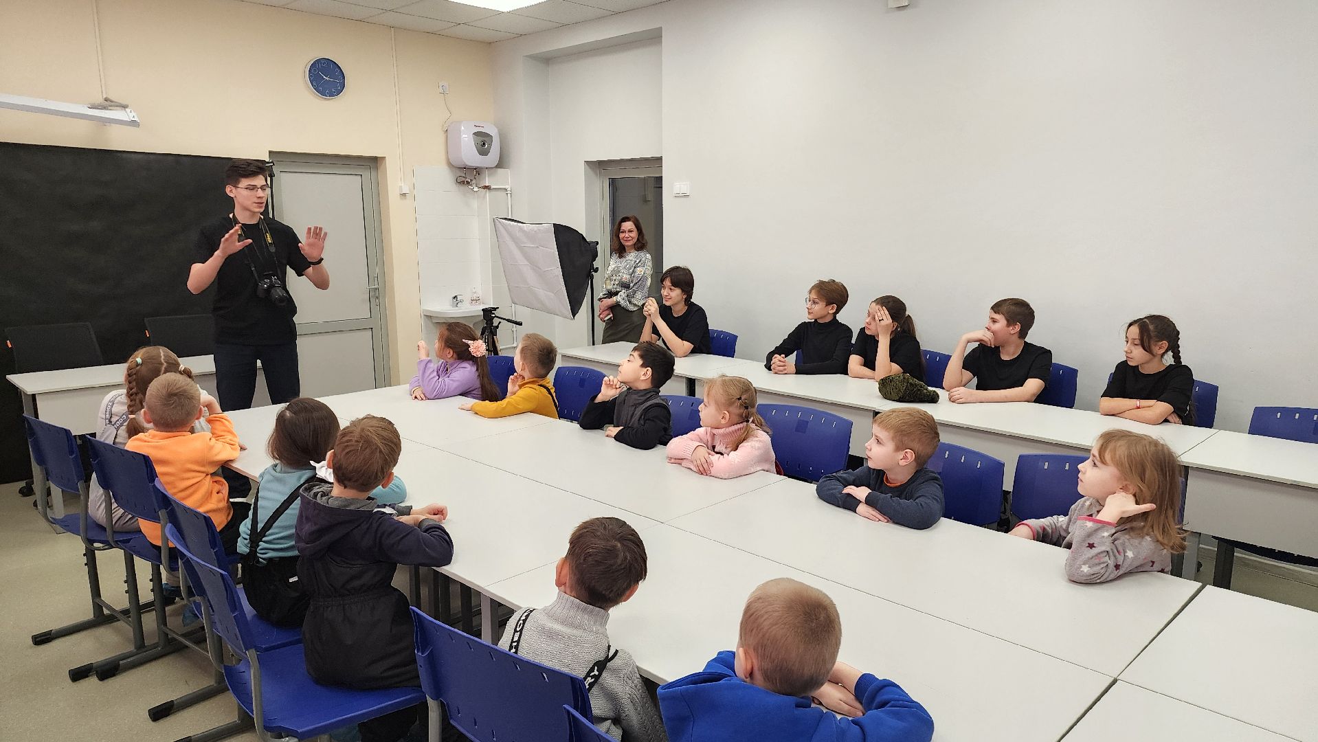 кашира, школа 9, медиацентр, ммц росток, детский сад, журналисты, мастер-класс,