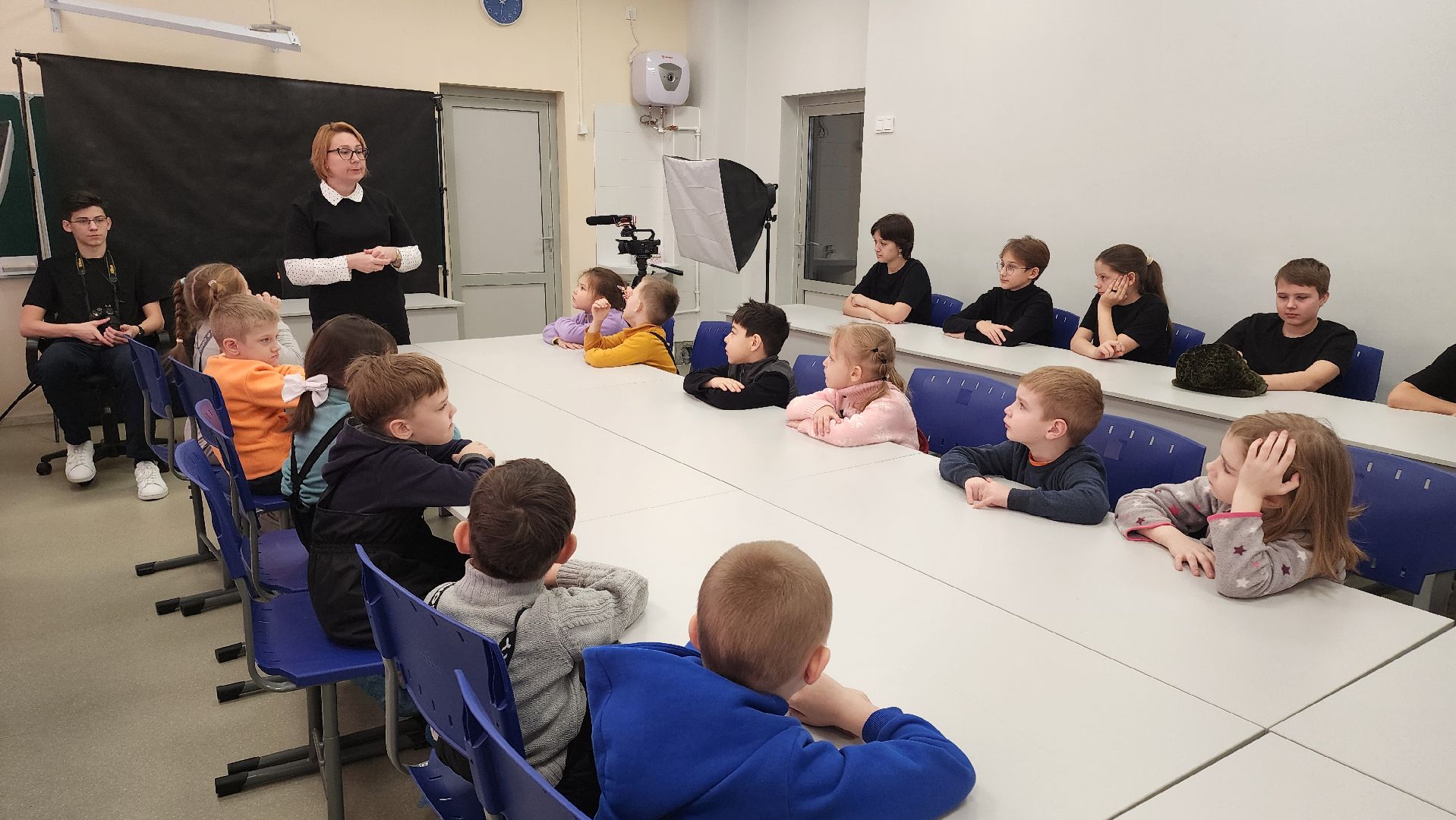 кашира, школа 9, медиацентр, ммц росток, детский сад, журналисты, мастер-класс,