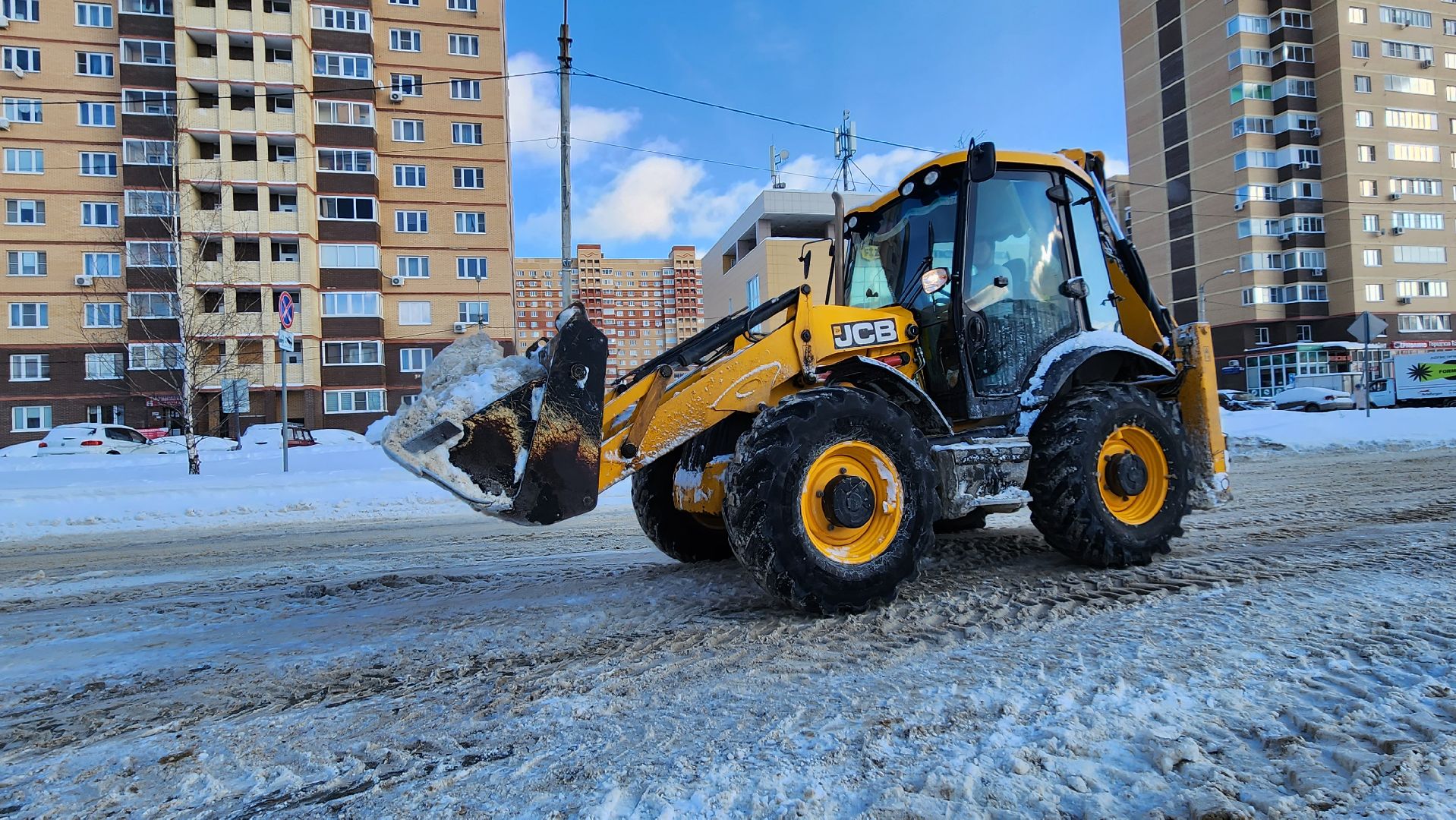 снегопад, жкх, Лосино-Петрвоский,