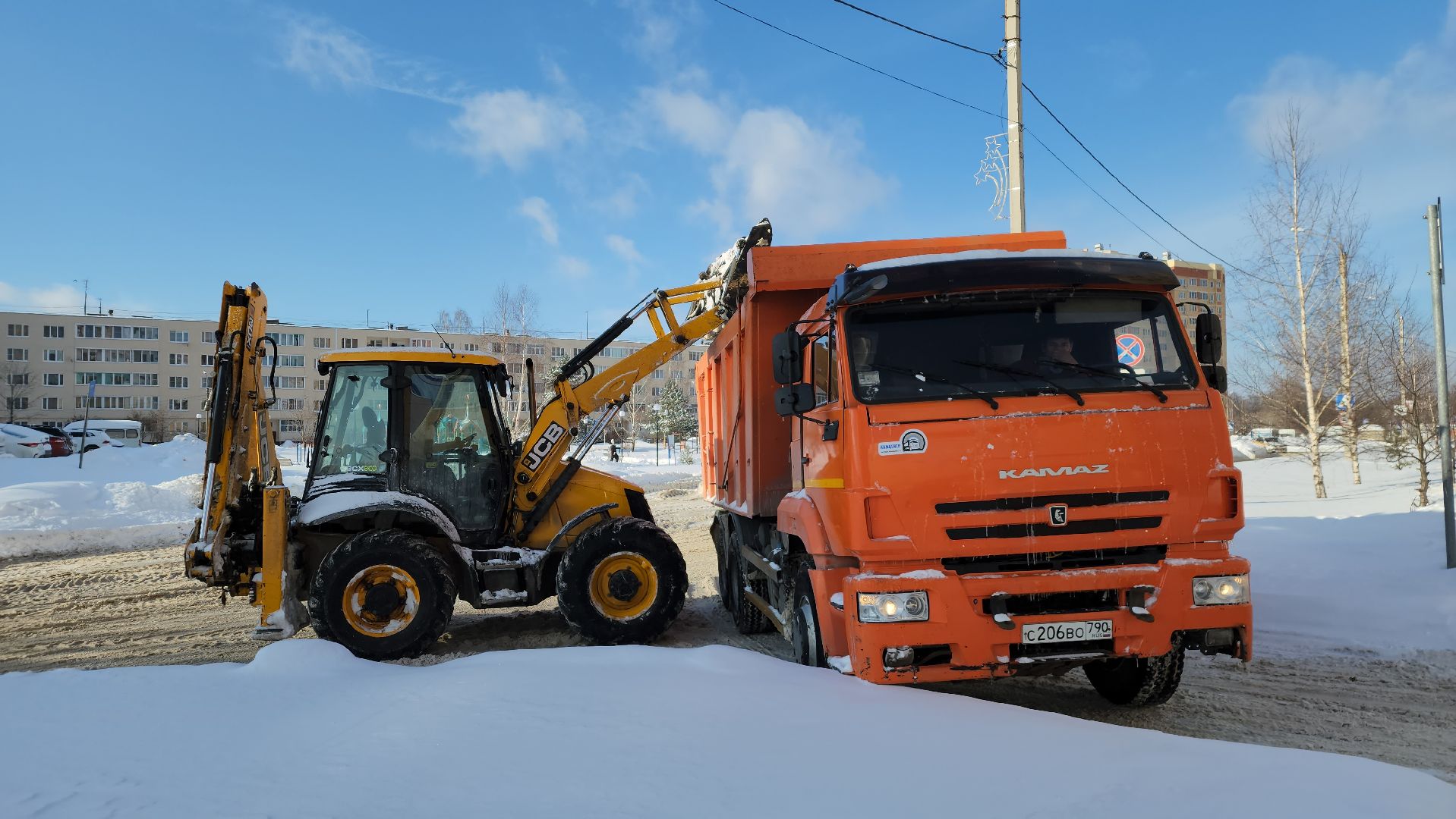 снегопад, жкх, Лосино-Петрвоский,