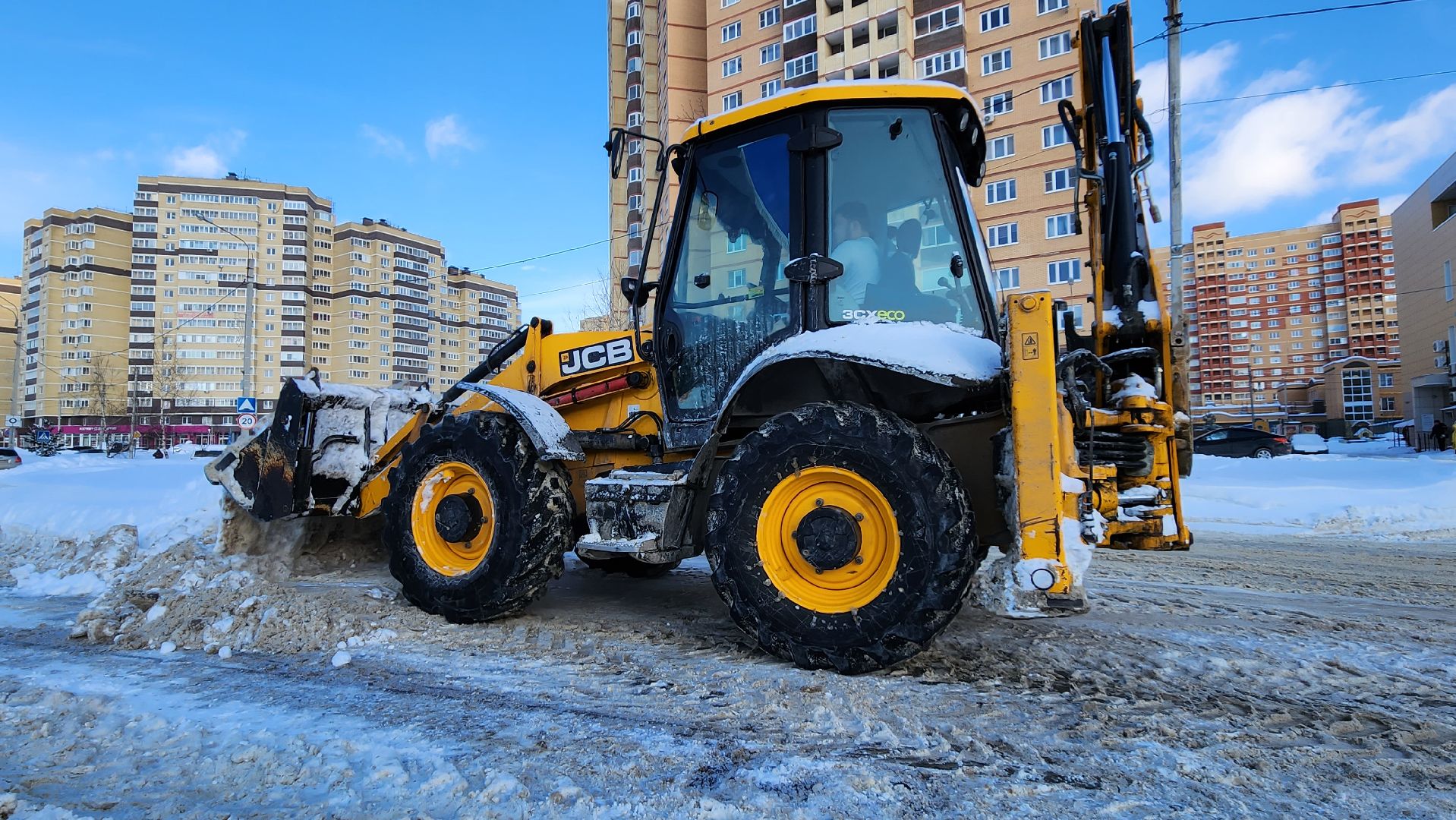 снегопад, жкх, Лосино-Петрвоский,
