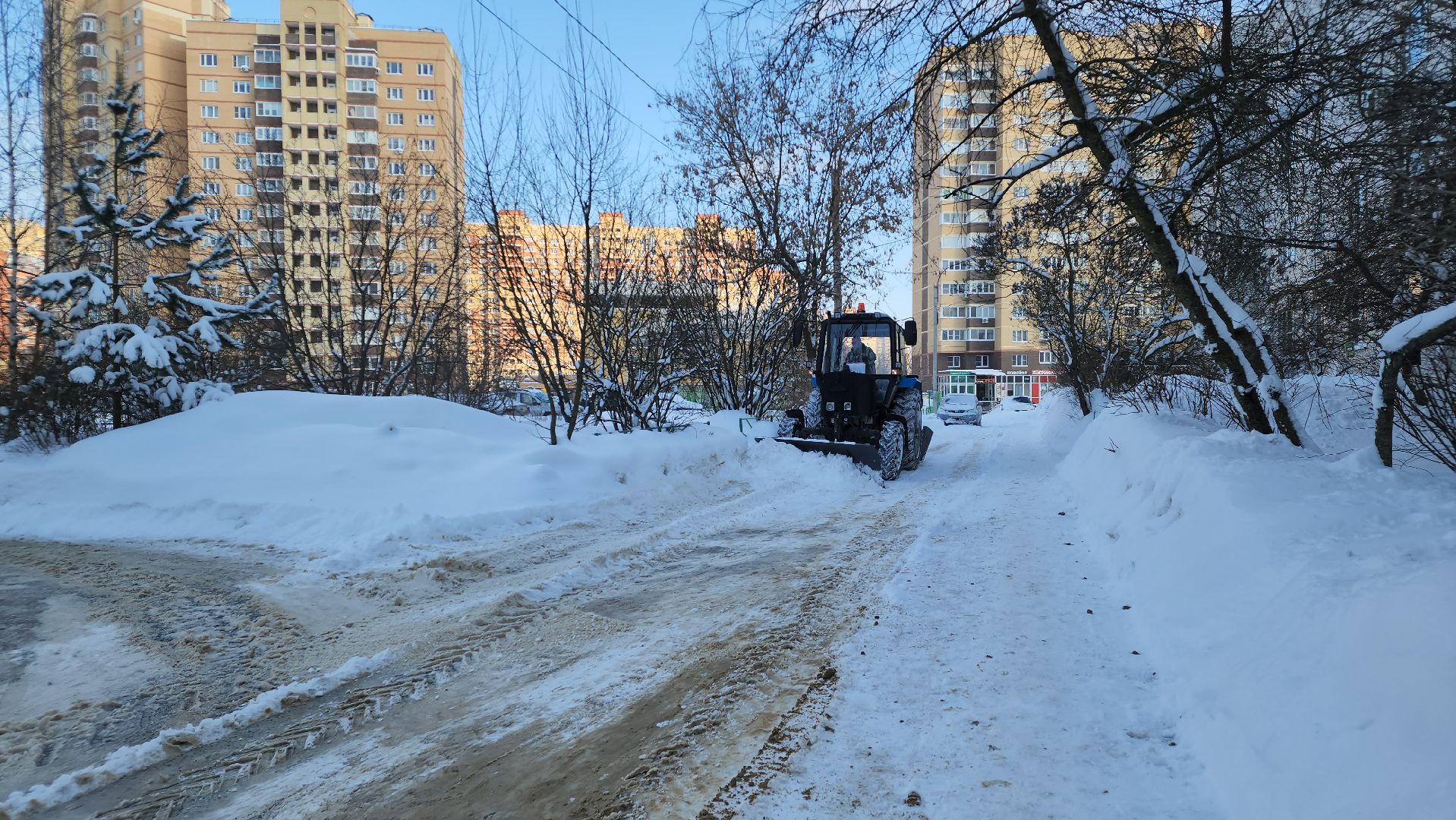 снегопад, жкх, Лосино-Петрвоский,