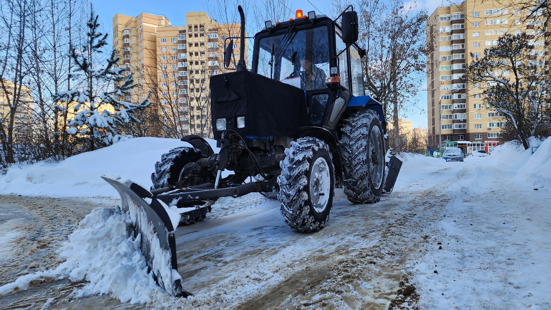 снегопад, жкх, Лосино-Петрвоский,